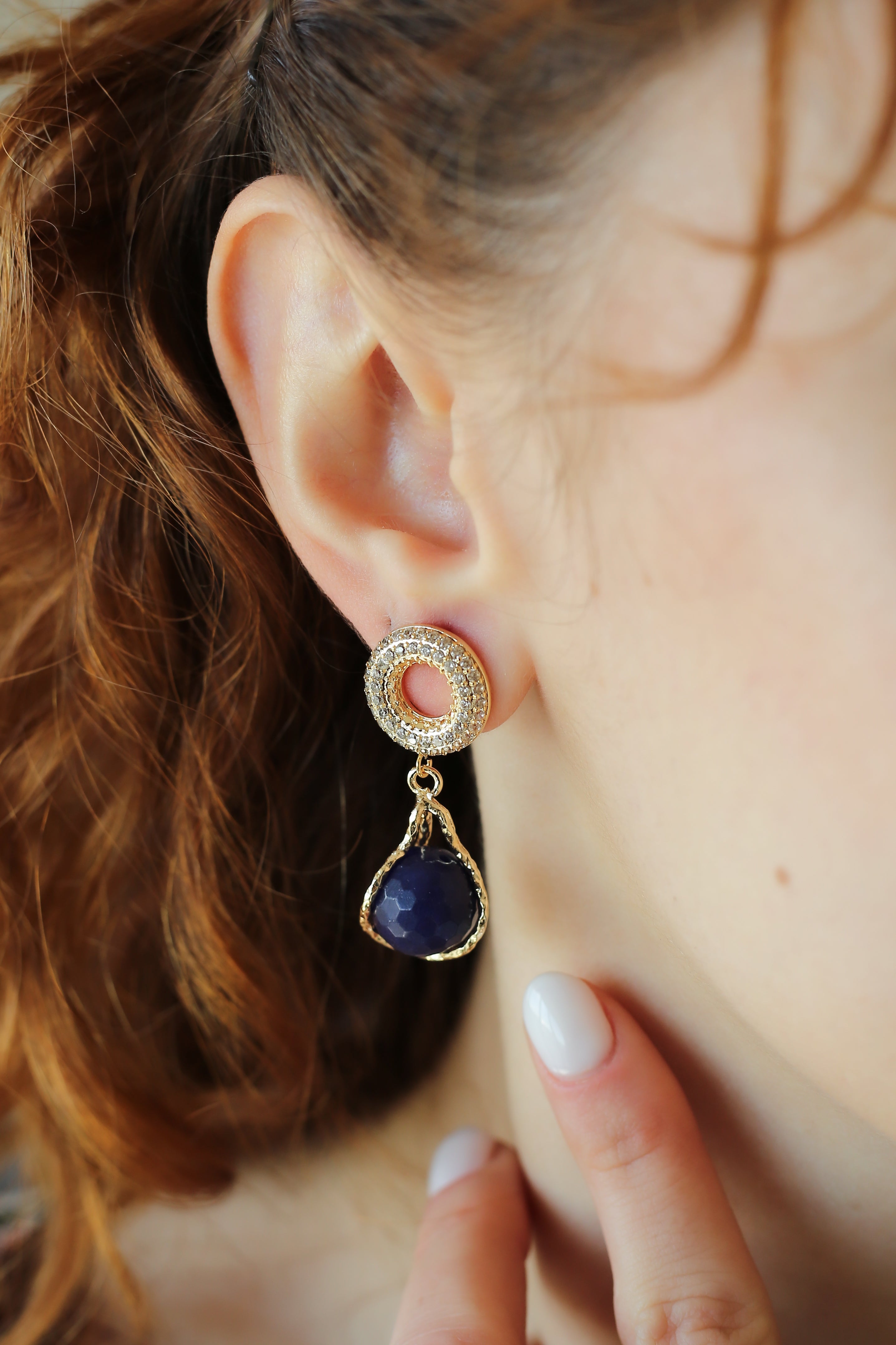 Zircon & Agathe Earring
