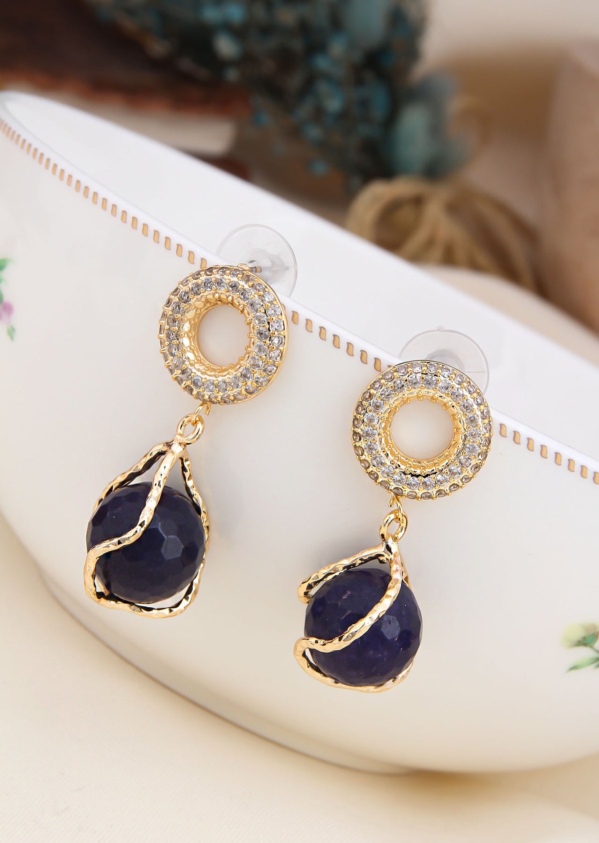 Zircon & Agathe Earring