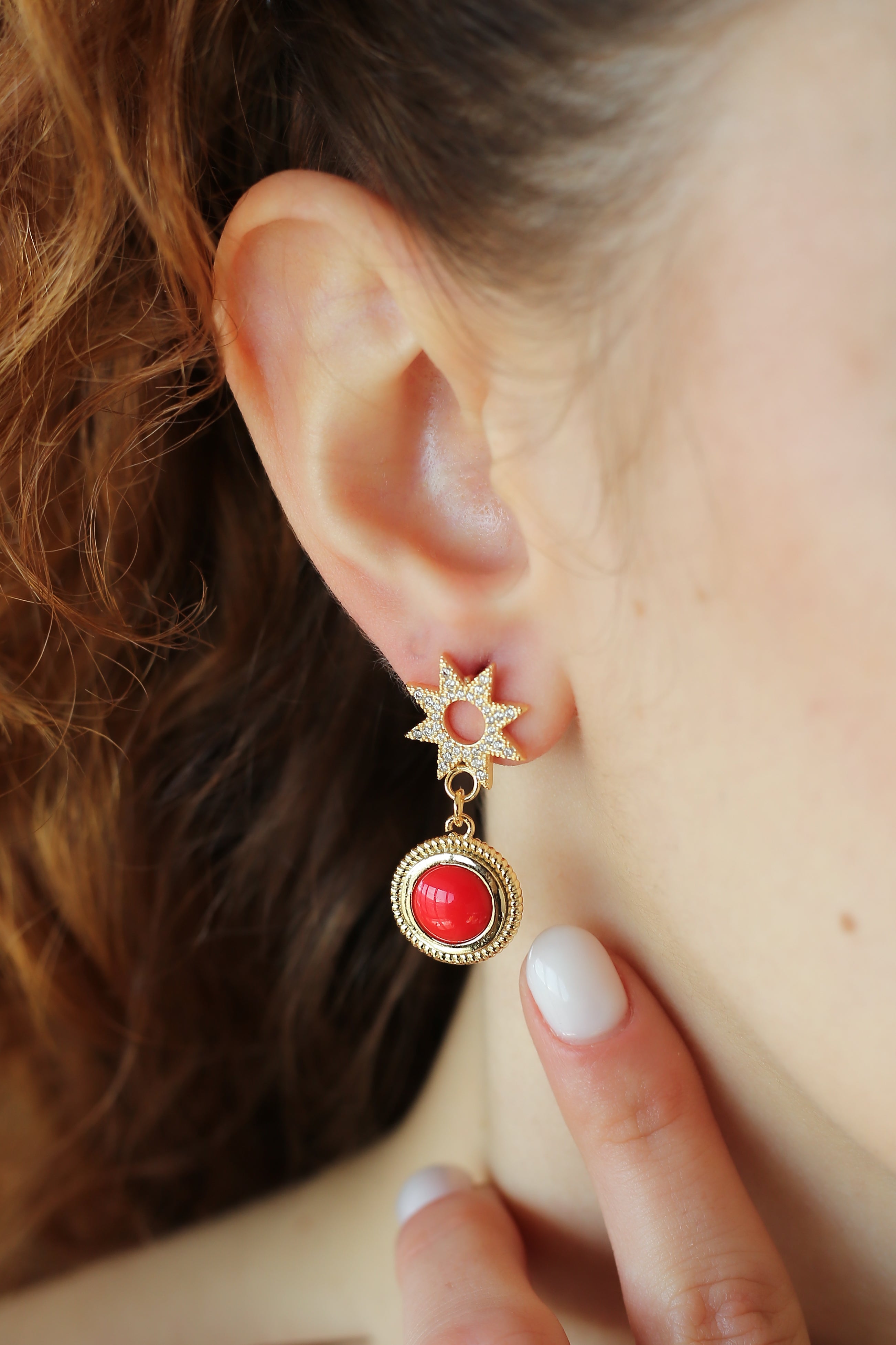 Zircon Earring
