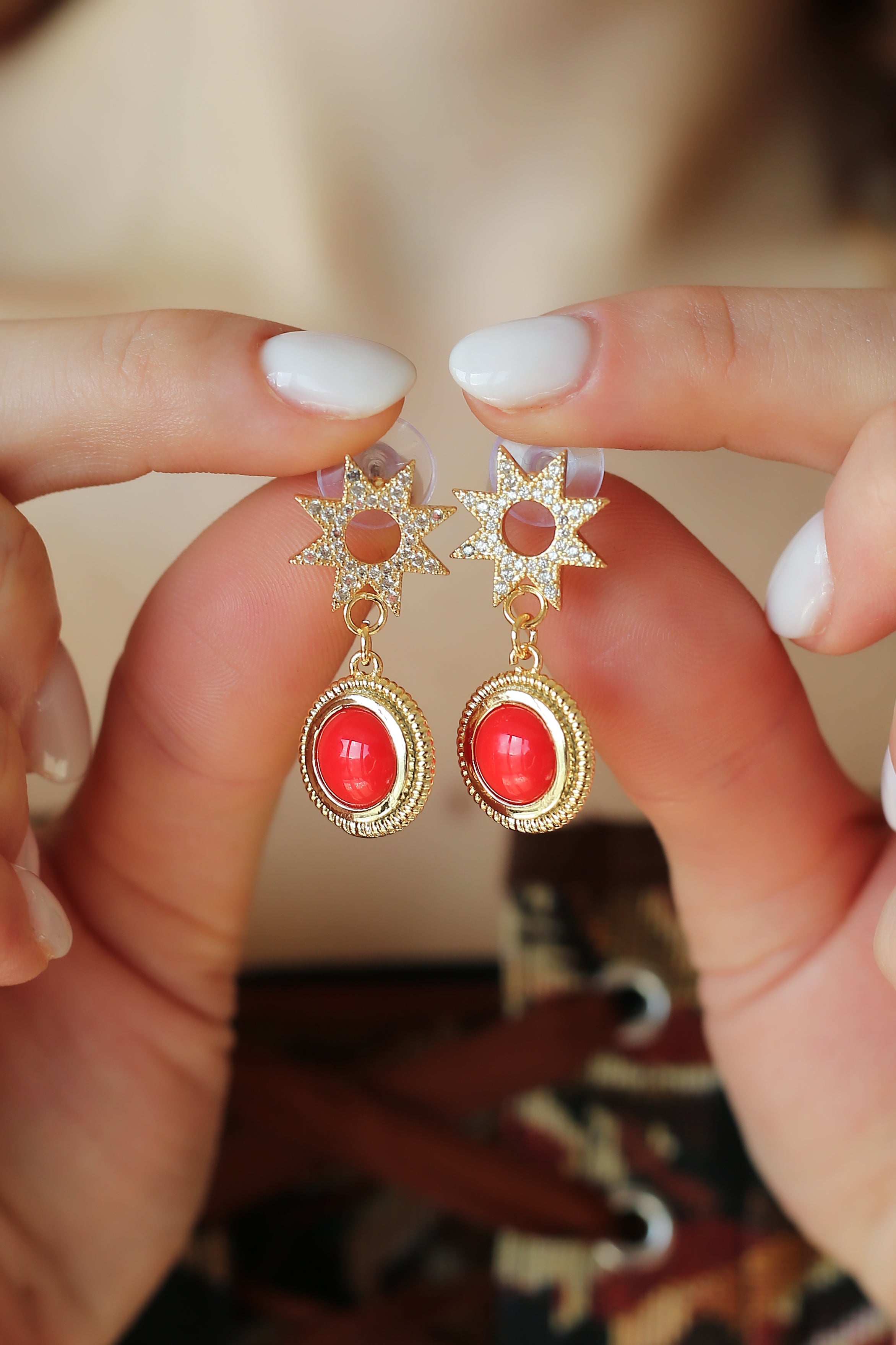 Zircon Earring