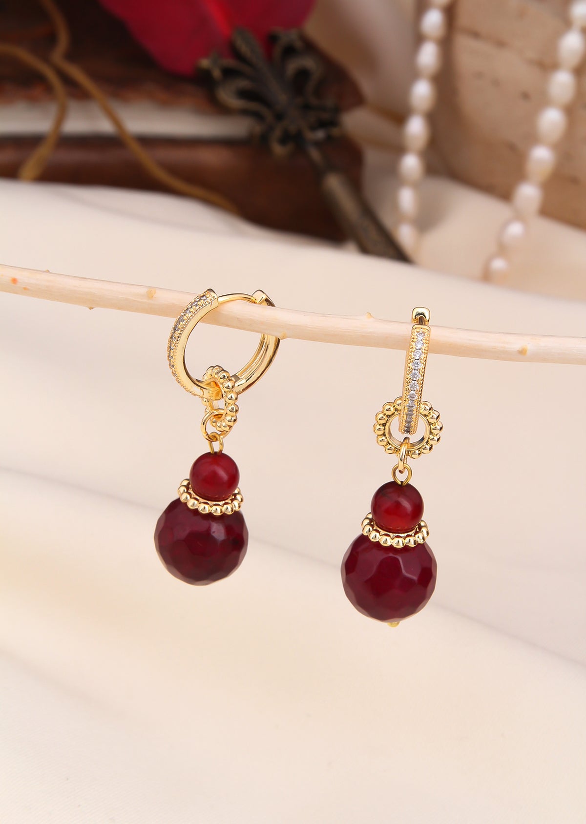 Zircon & Agathe Earring