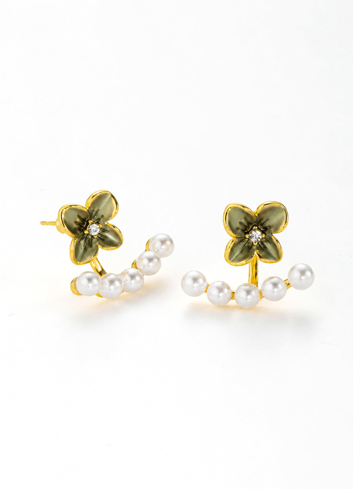 Zircon & Majorca Pearl Earring