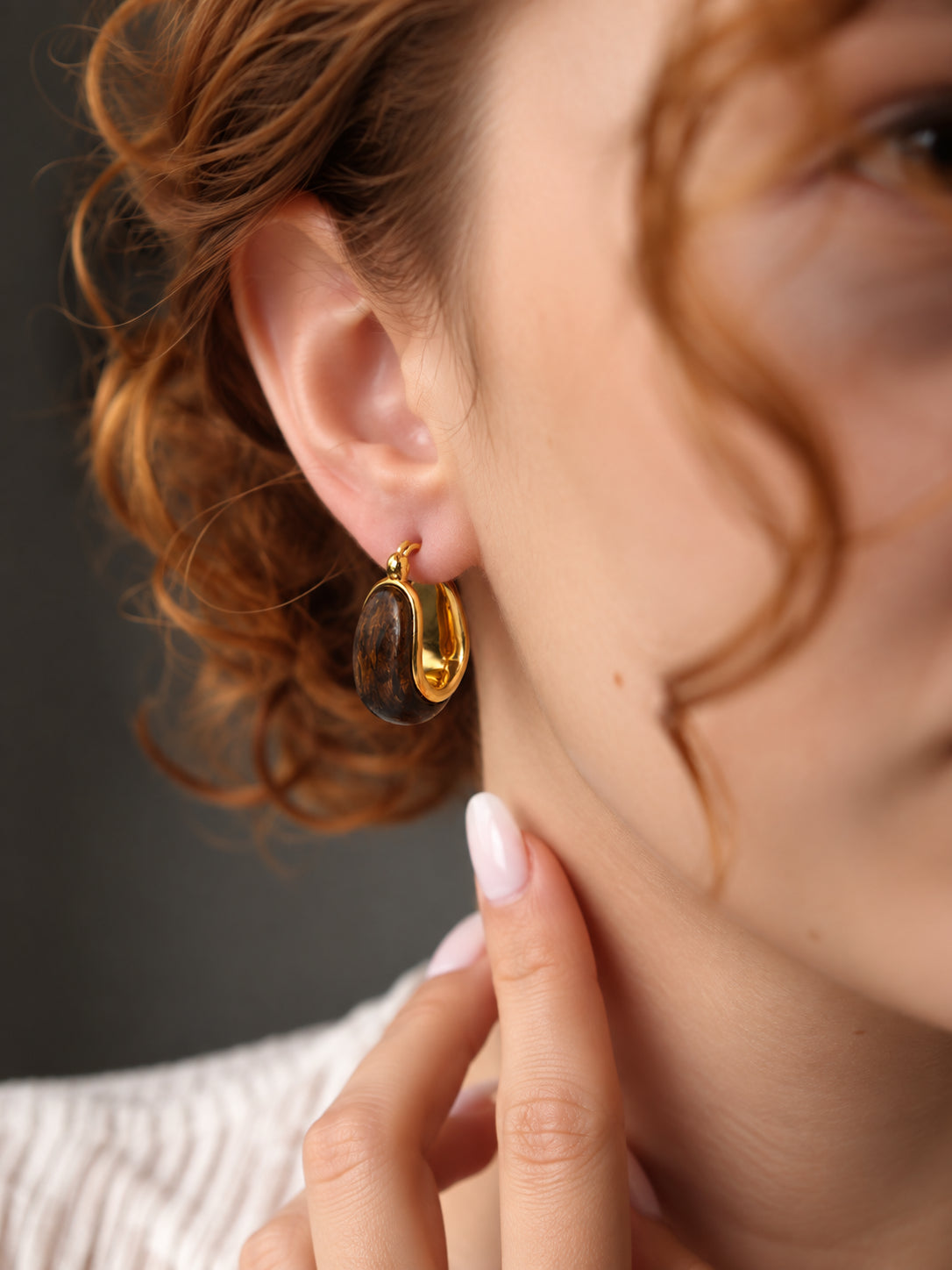No Stone Earring