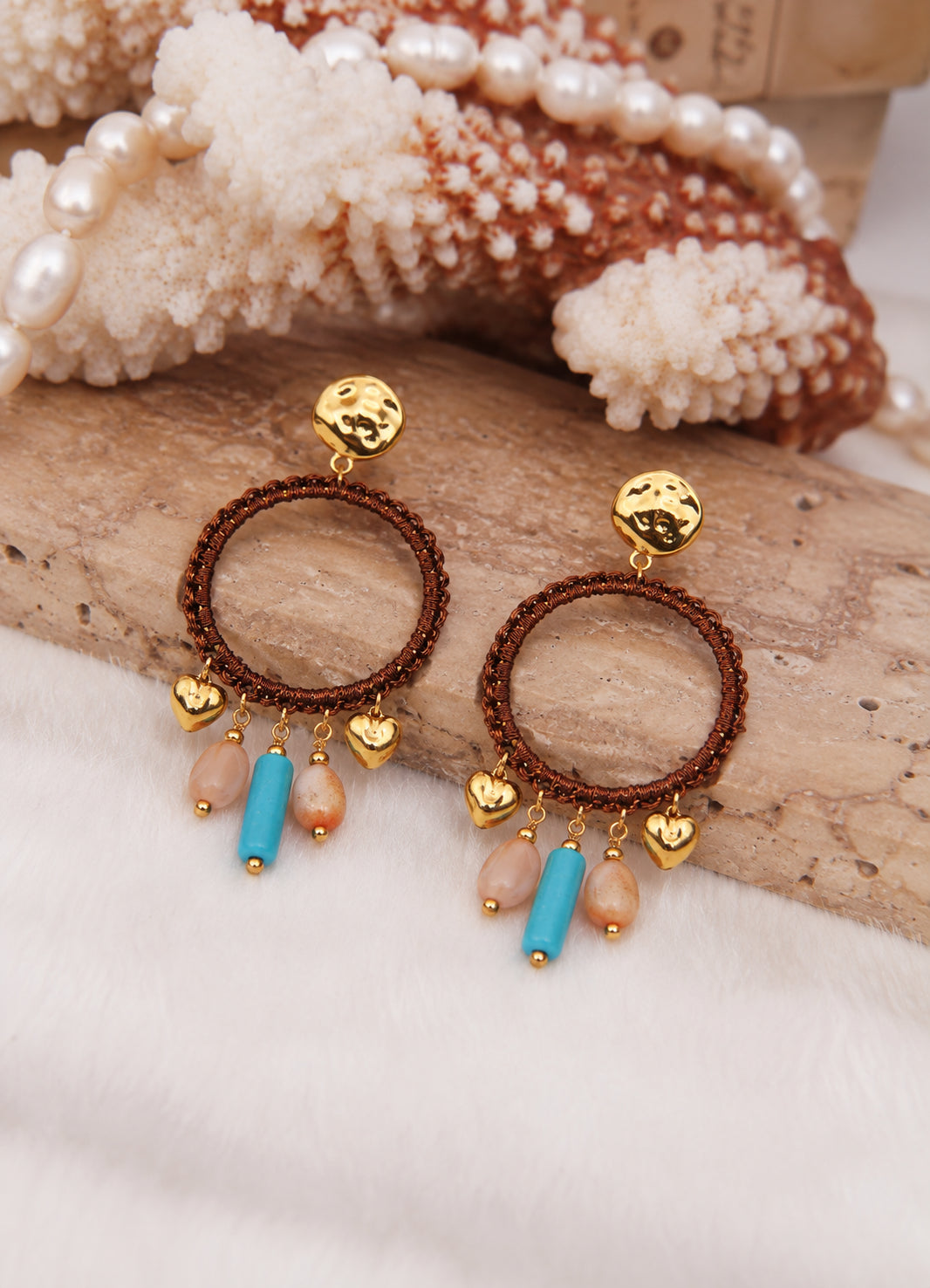 Sun Stone Earring
