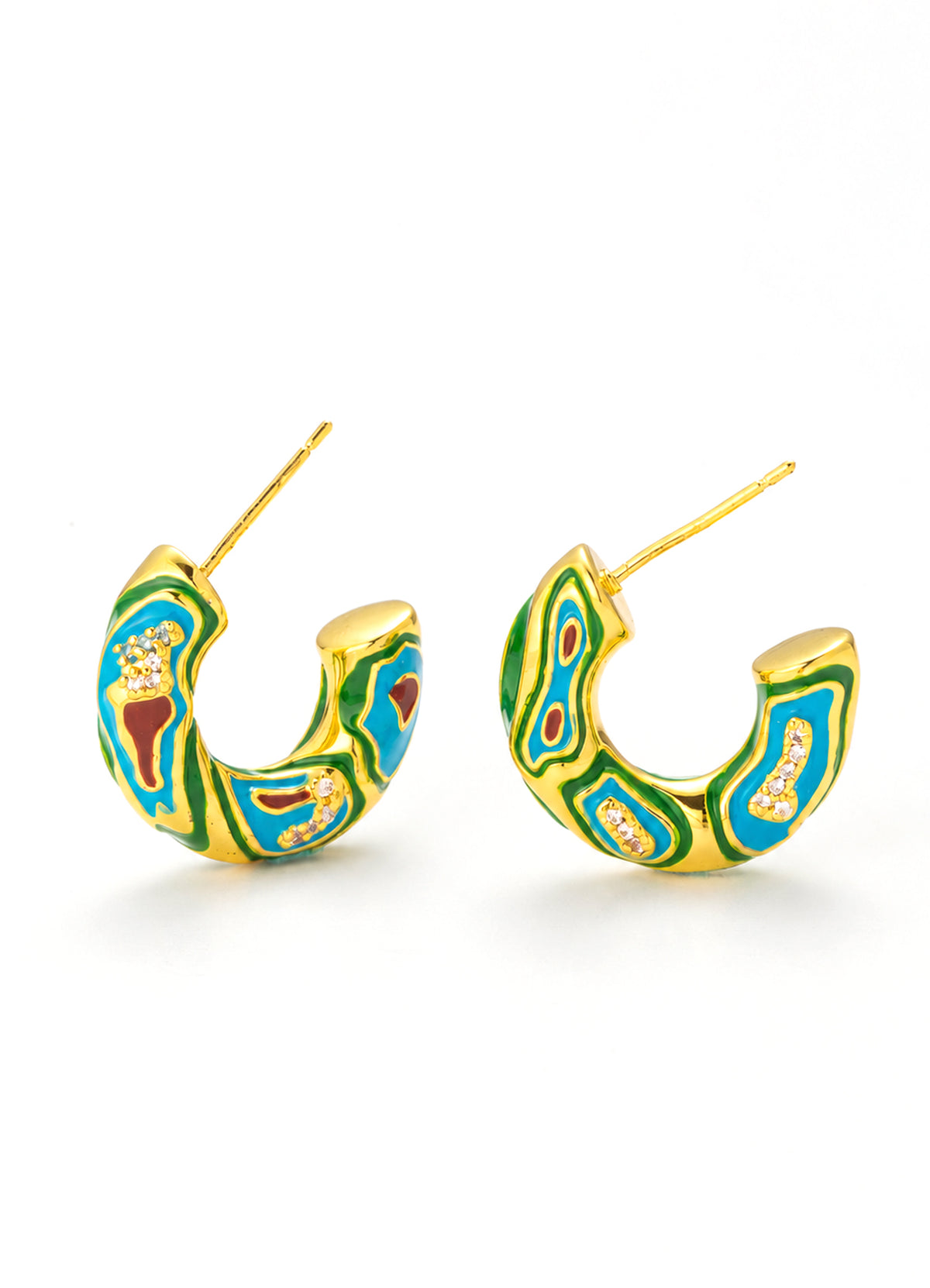 No Stone Earring