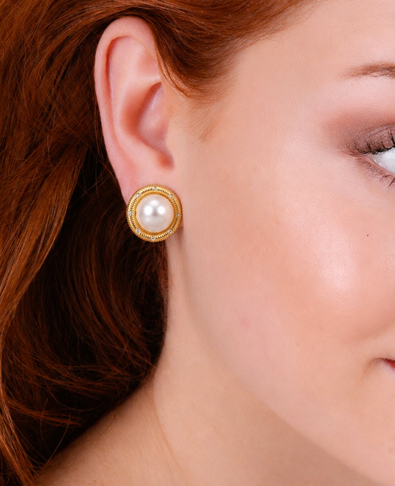 Pearl & Zircon Earring