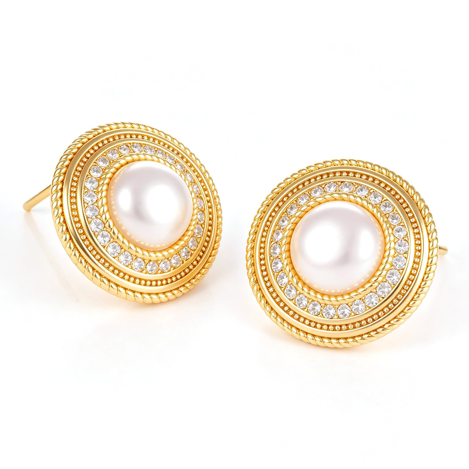 Zircon & Pearl Earring