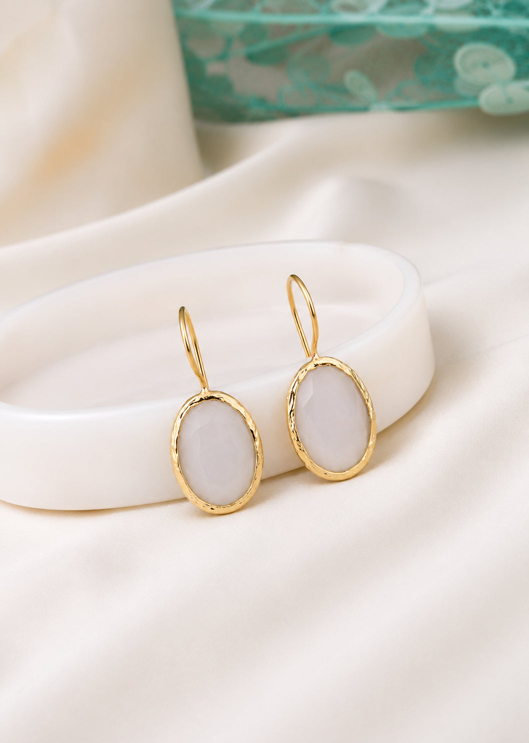 MoonStone Earring