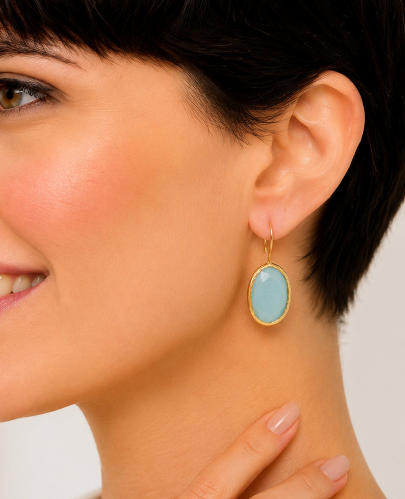 Aquamarine Earring