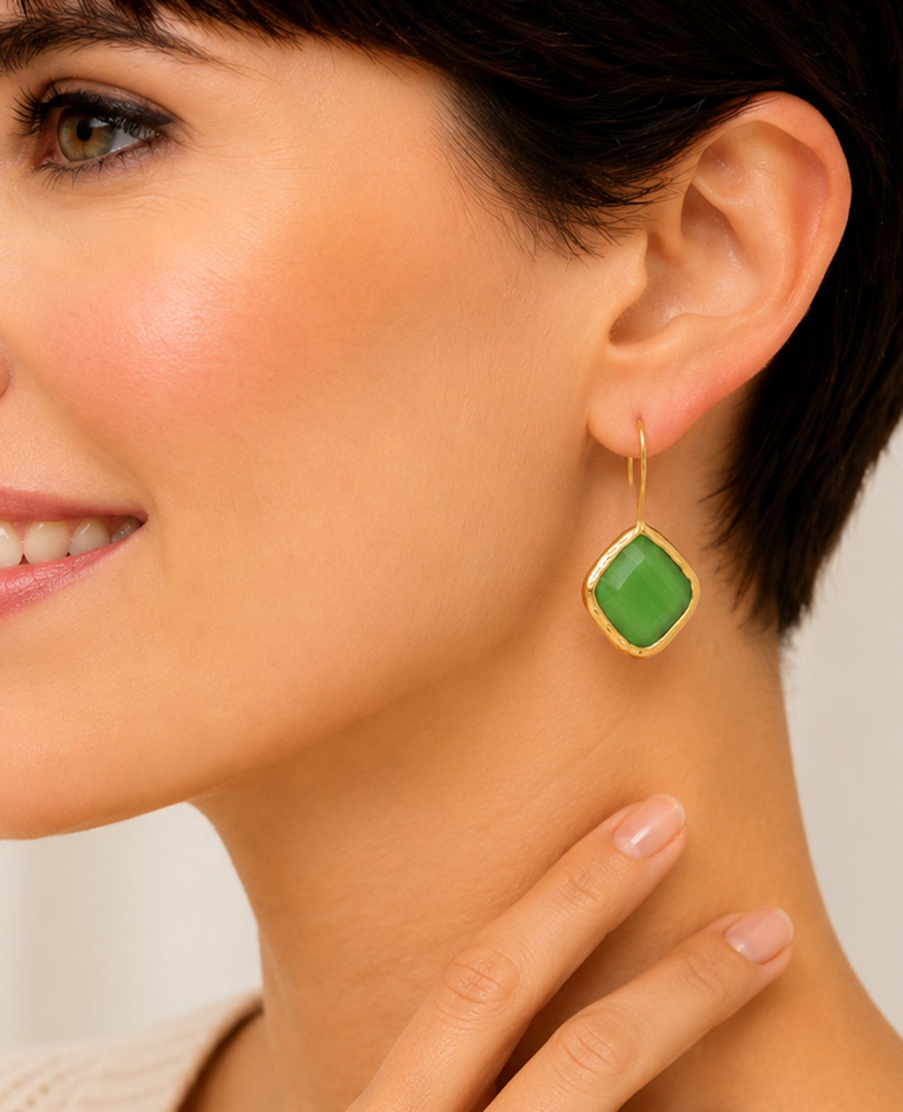 Agate Earring