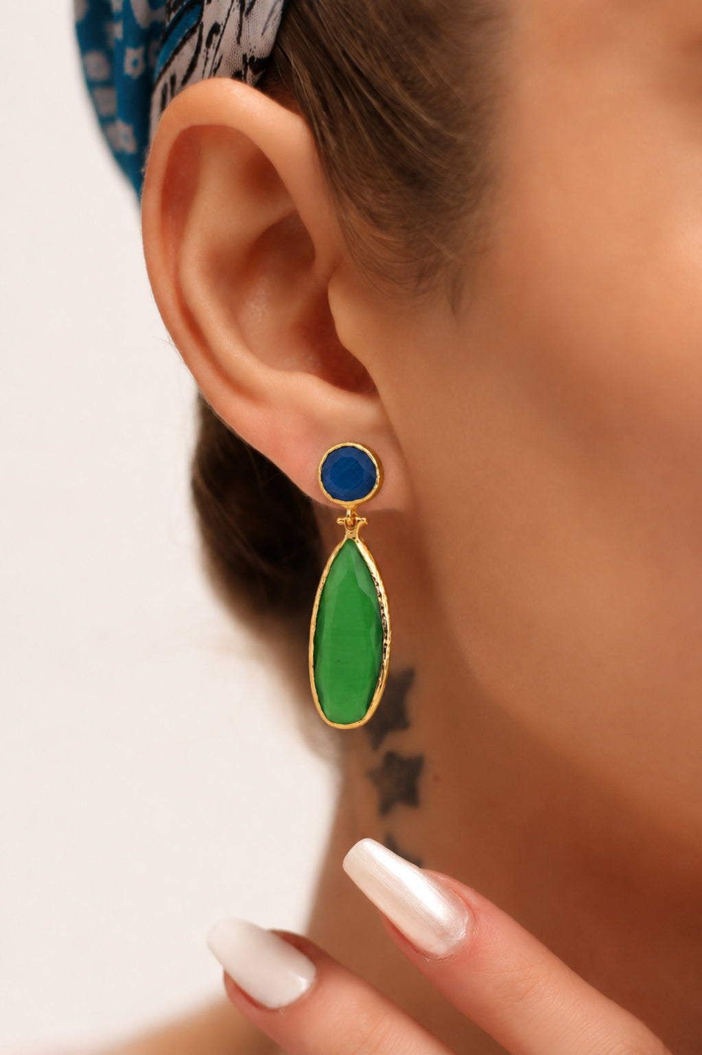 Cat Eyes Earring
