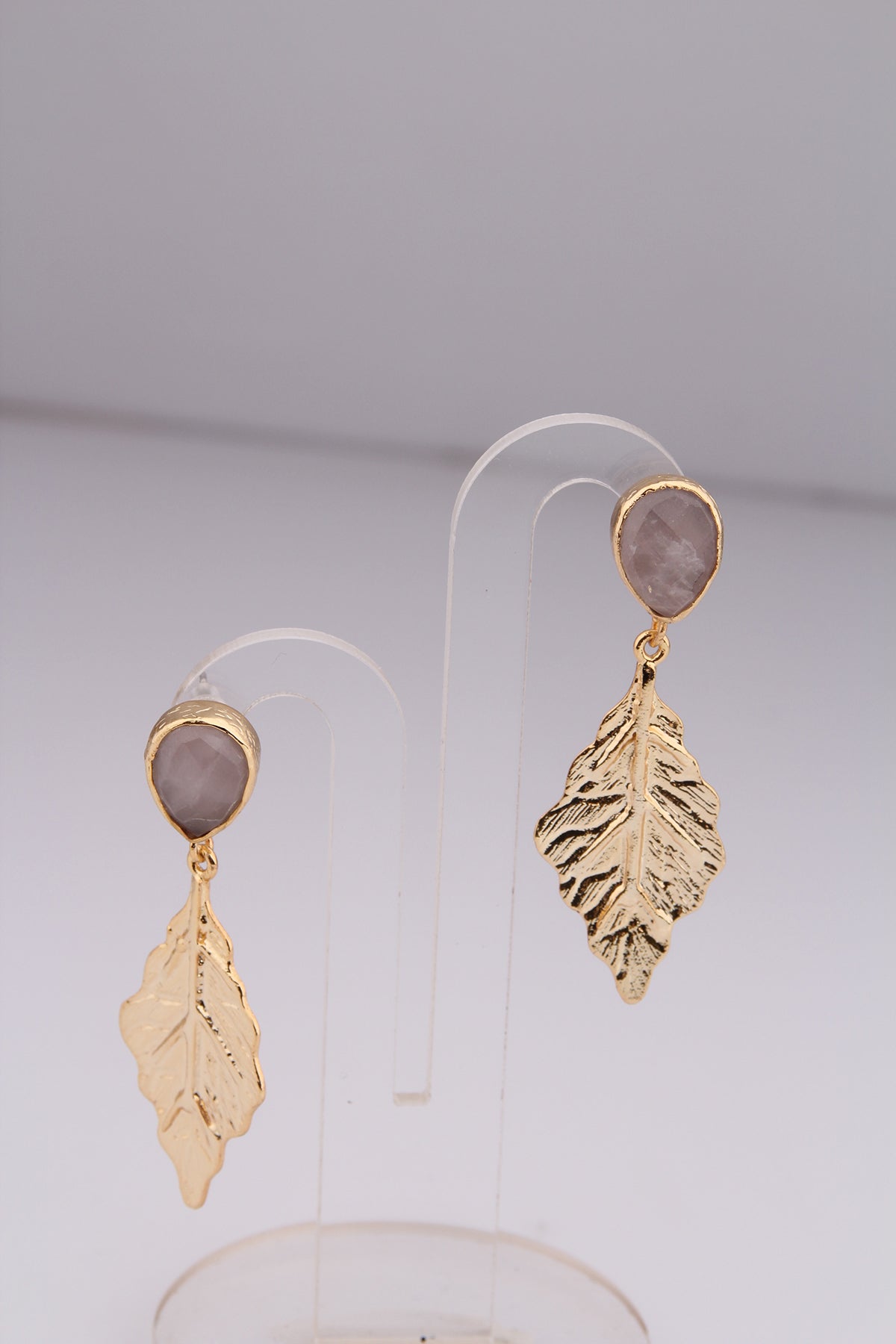 Pink Quartz Earring