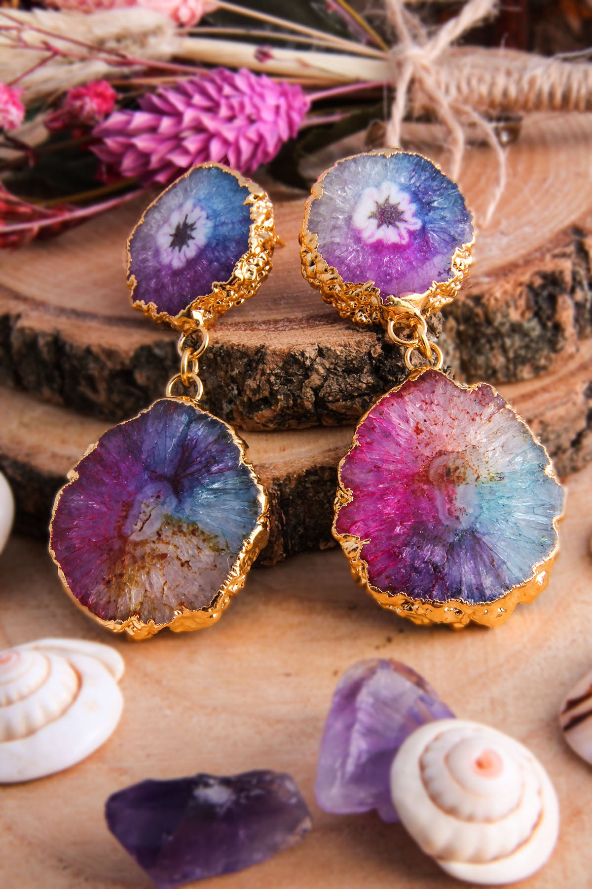 Quartz Earring