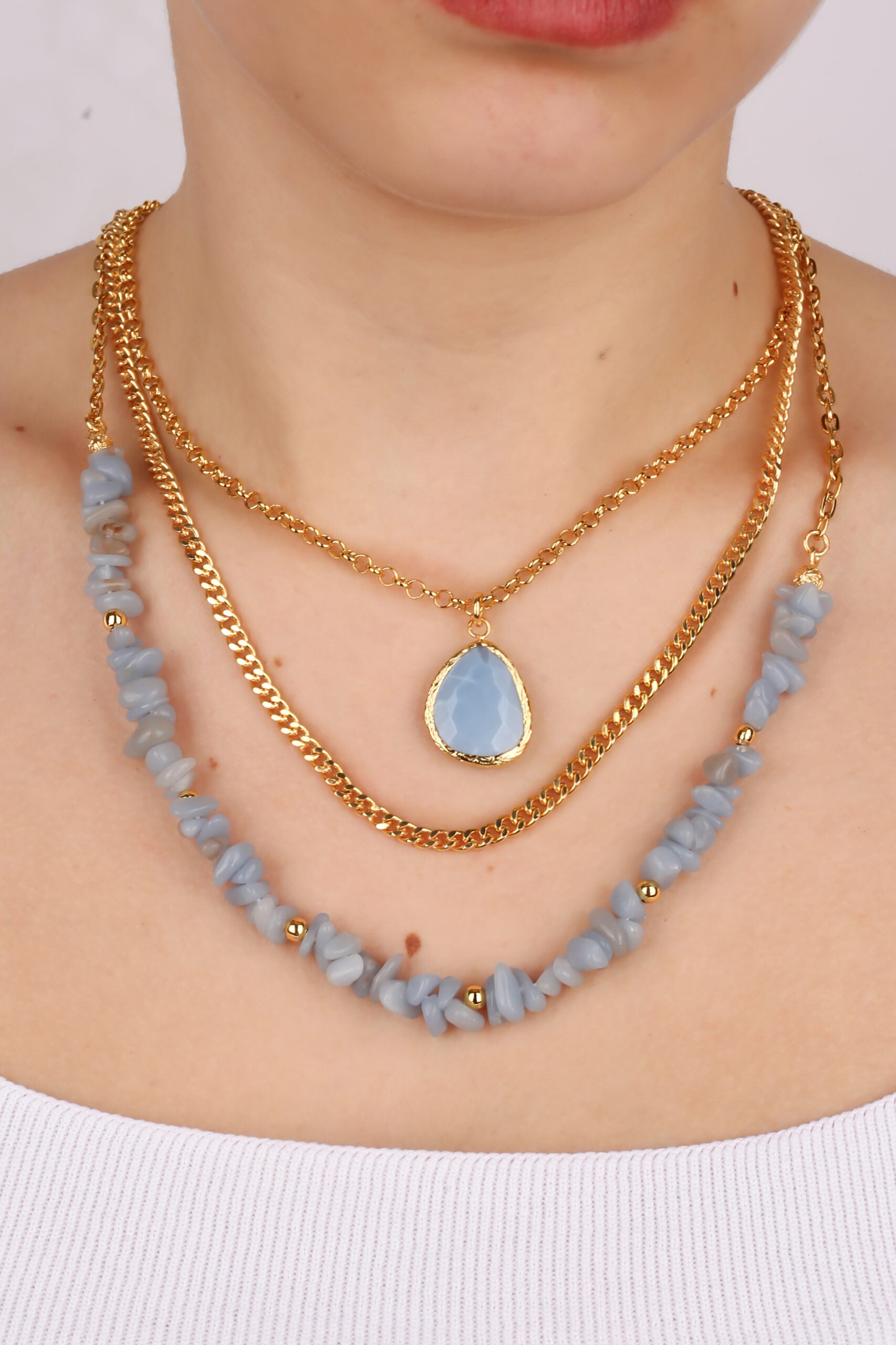 Aquamarine Collier
