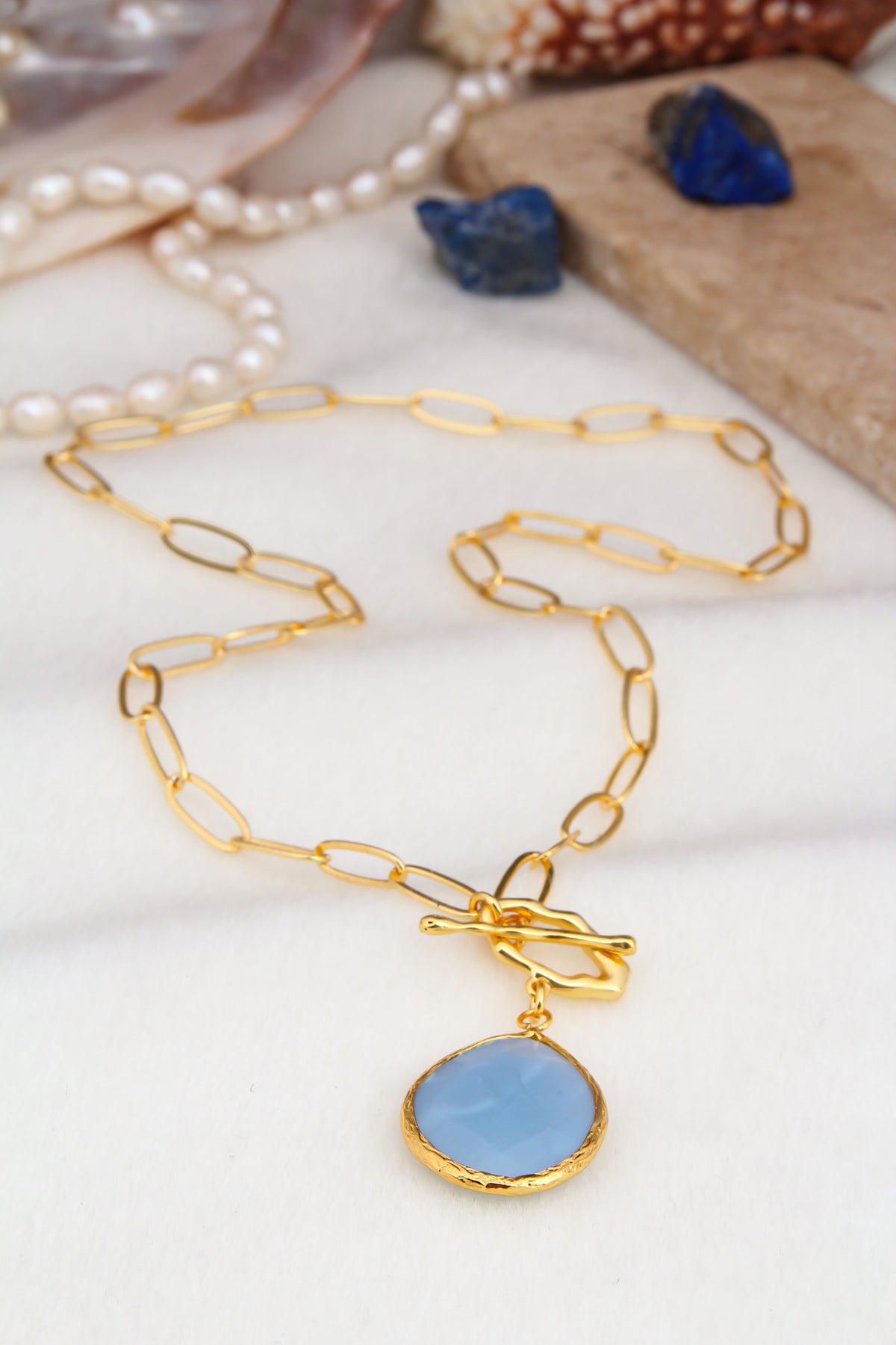 Blue Opal Collier