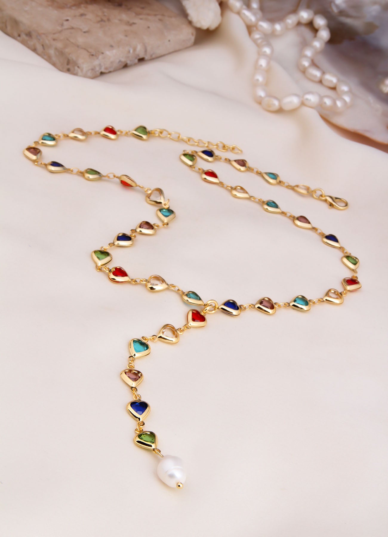 Crystal & Pearl Necklace