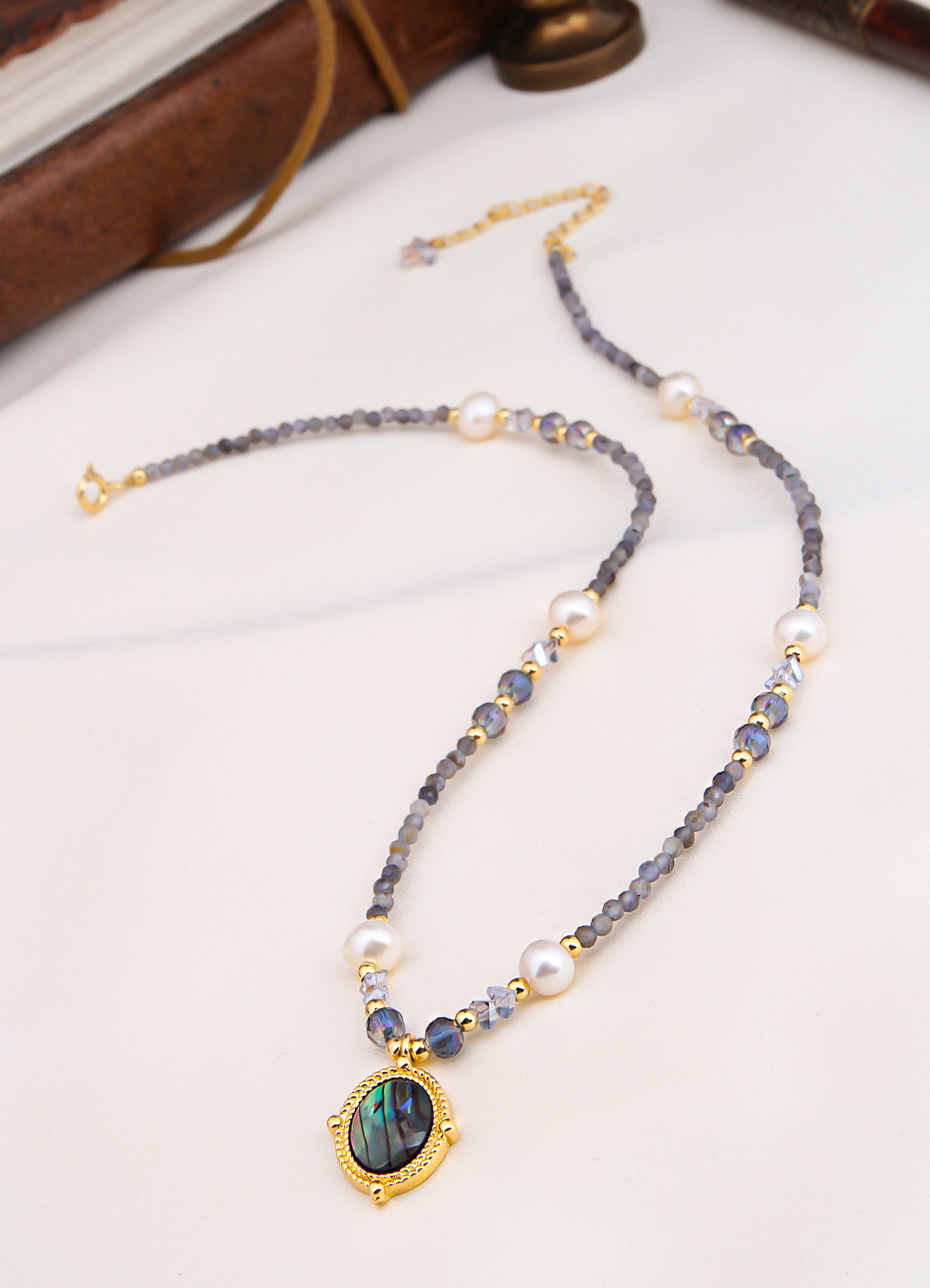 Ocean Nacre & Pearl Necklace