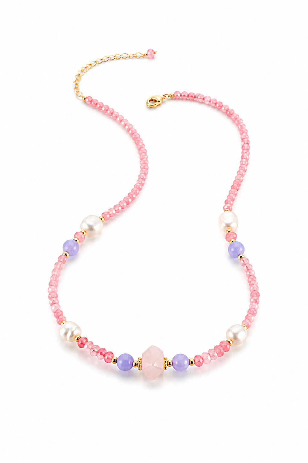 Crystal & Pearl Necklace