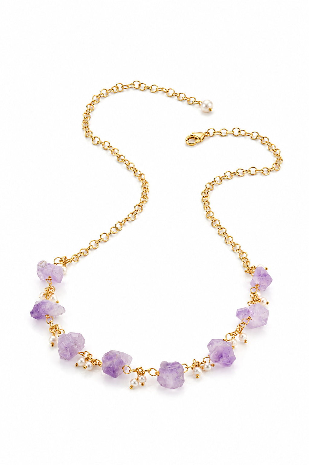 Pearl & Amethyst Necklace
