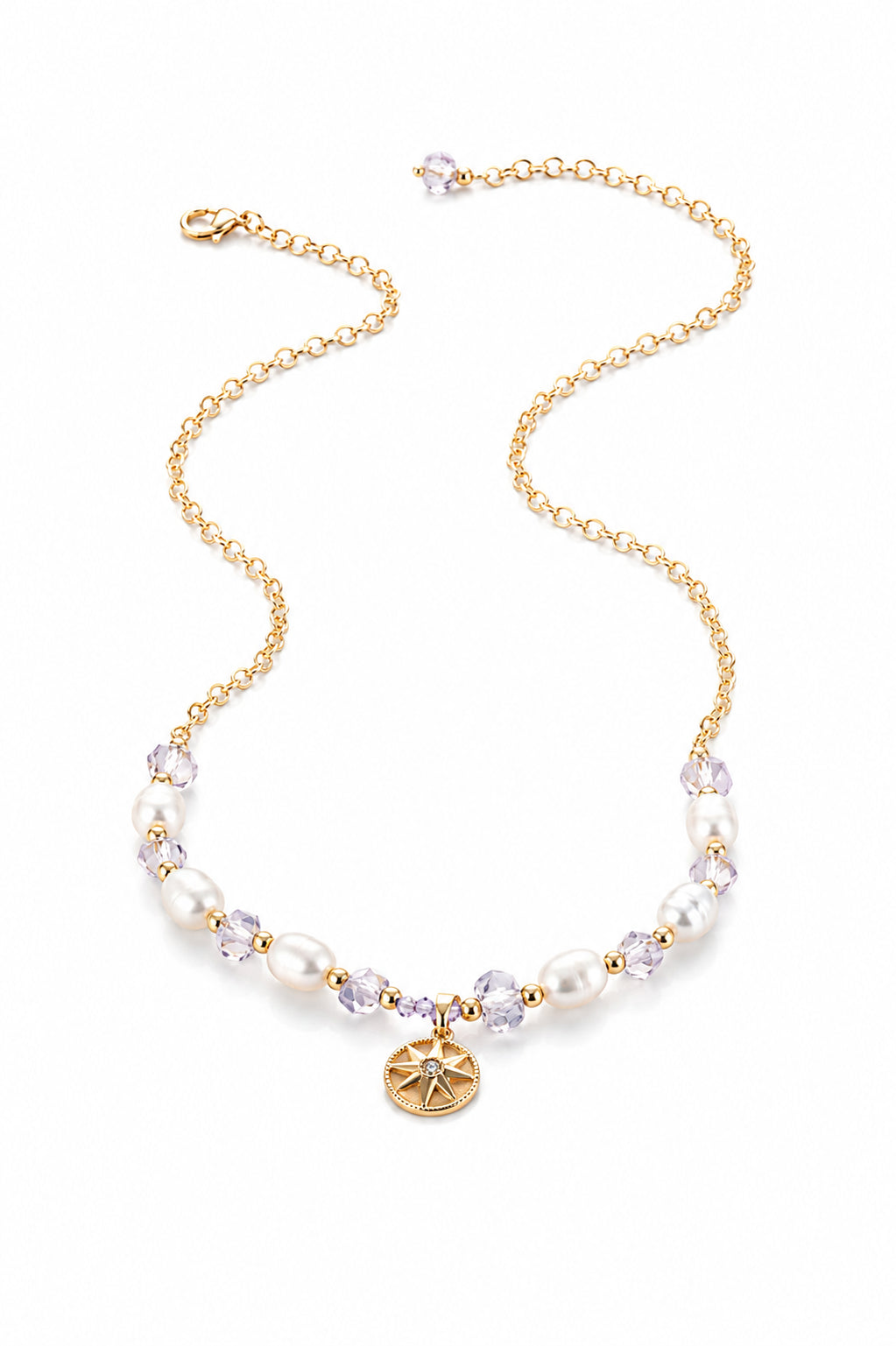 Pearl & Crystal Necklace