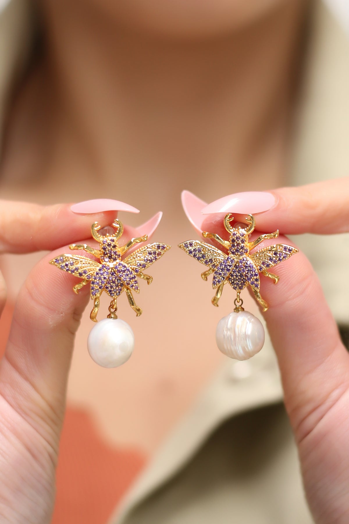 Zircon &amp; Pearl Set