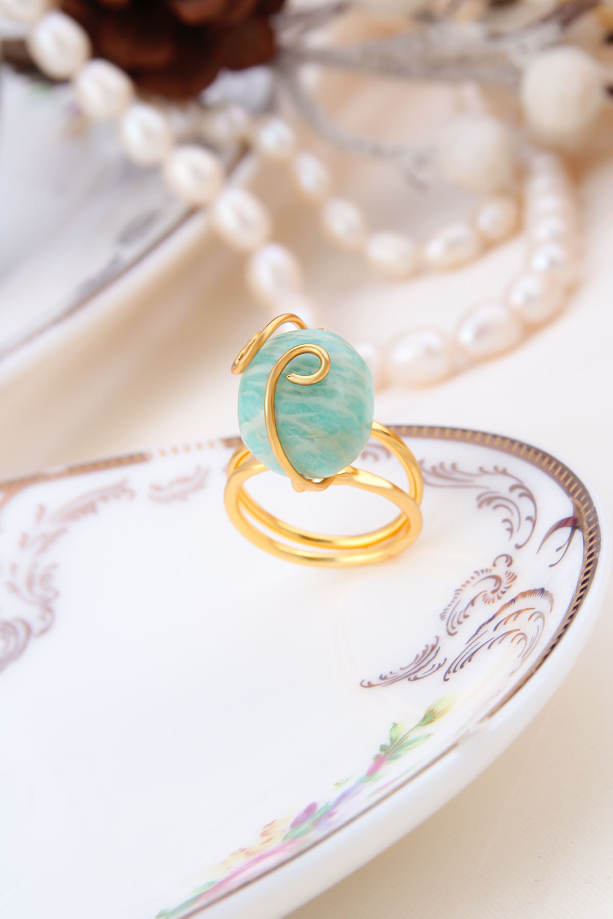 Amazonite Ring