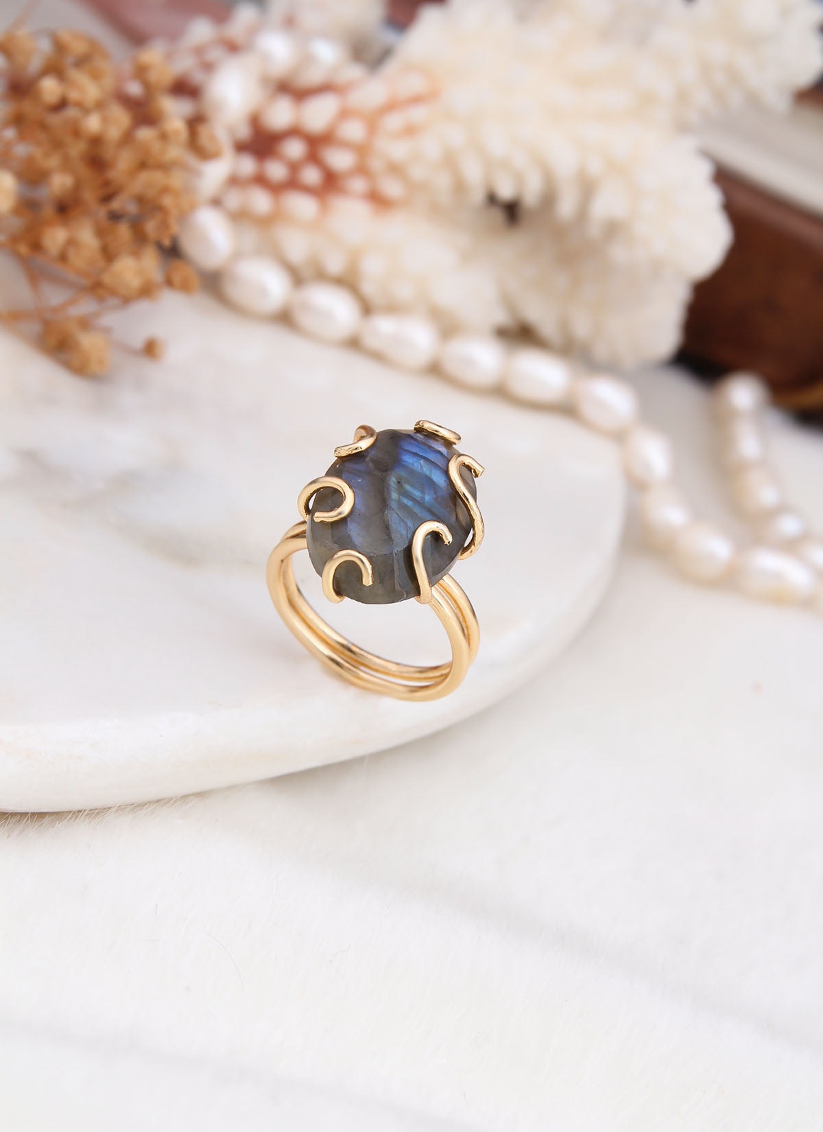 Labradorite Ring