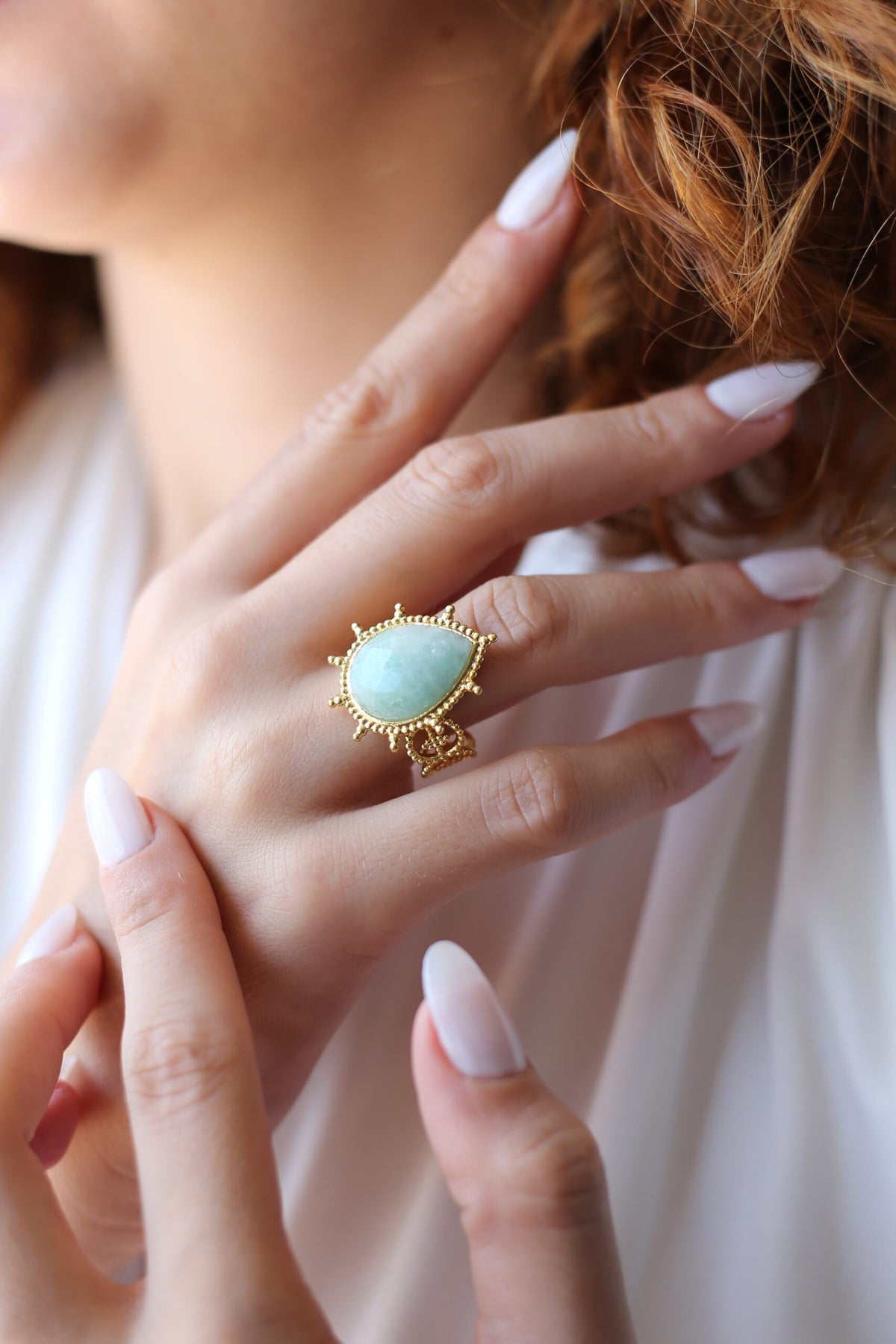 Amazonite Ring