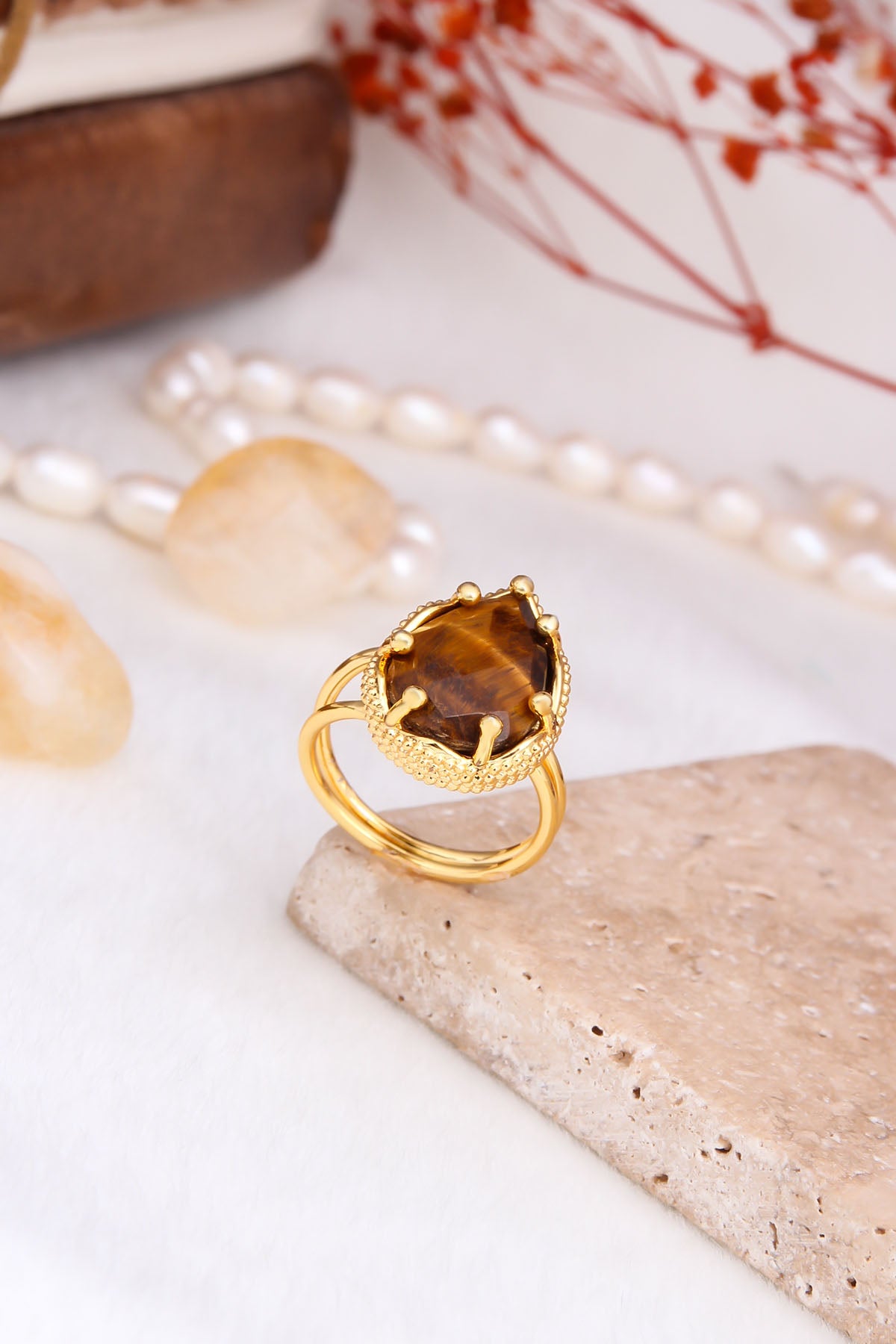 Tiger Eyes Ring