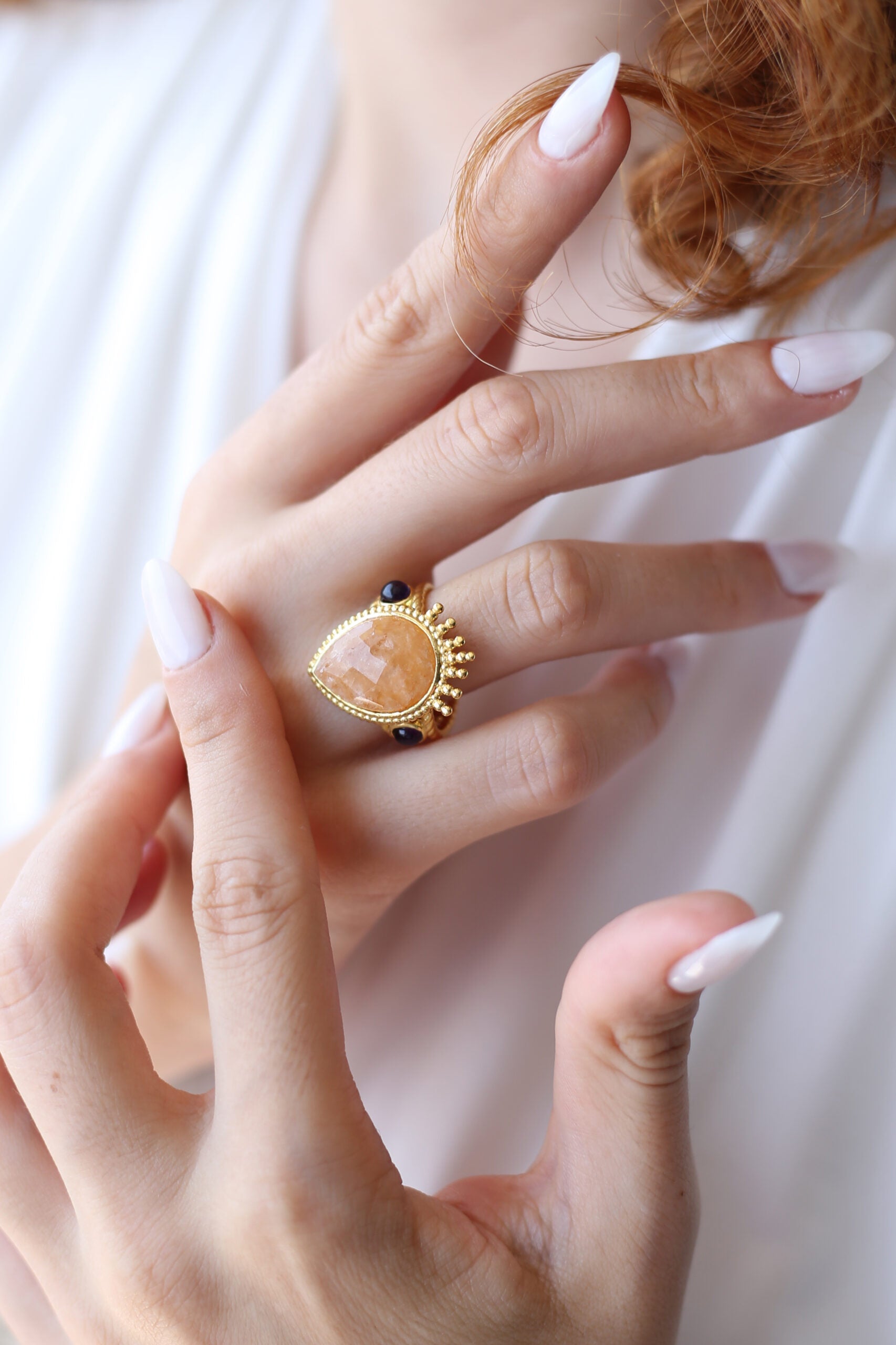 Citrine & Amethyst Ring