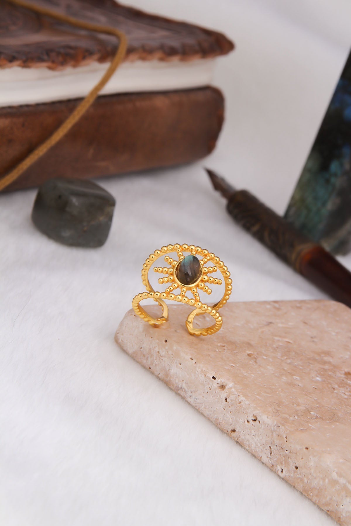 Labradorite Ring