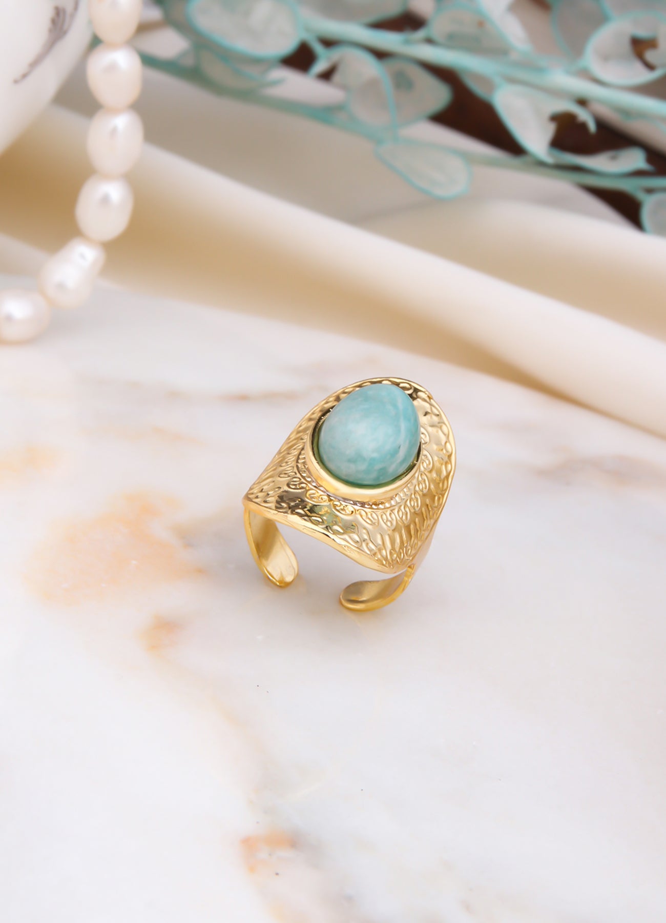 Amazonite Ring