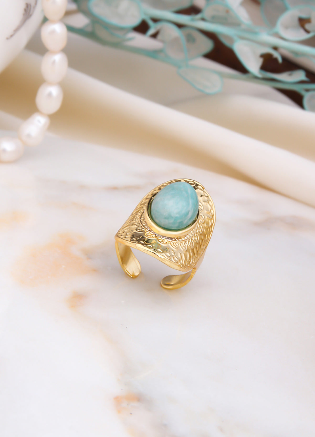 Amazonite Ring