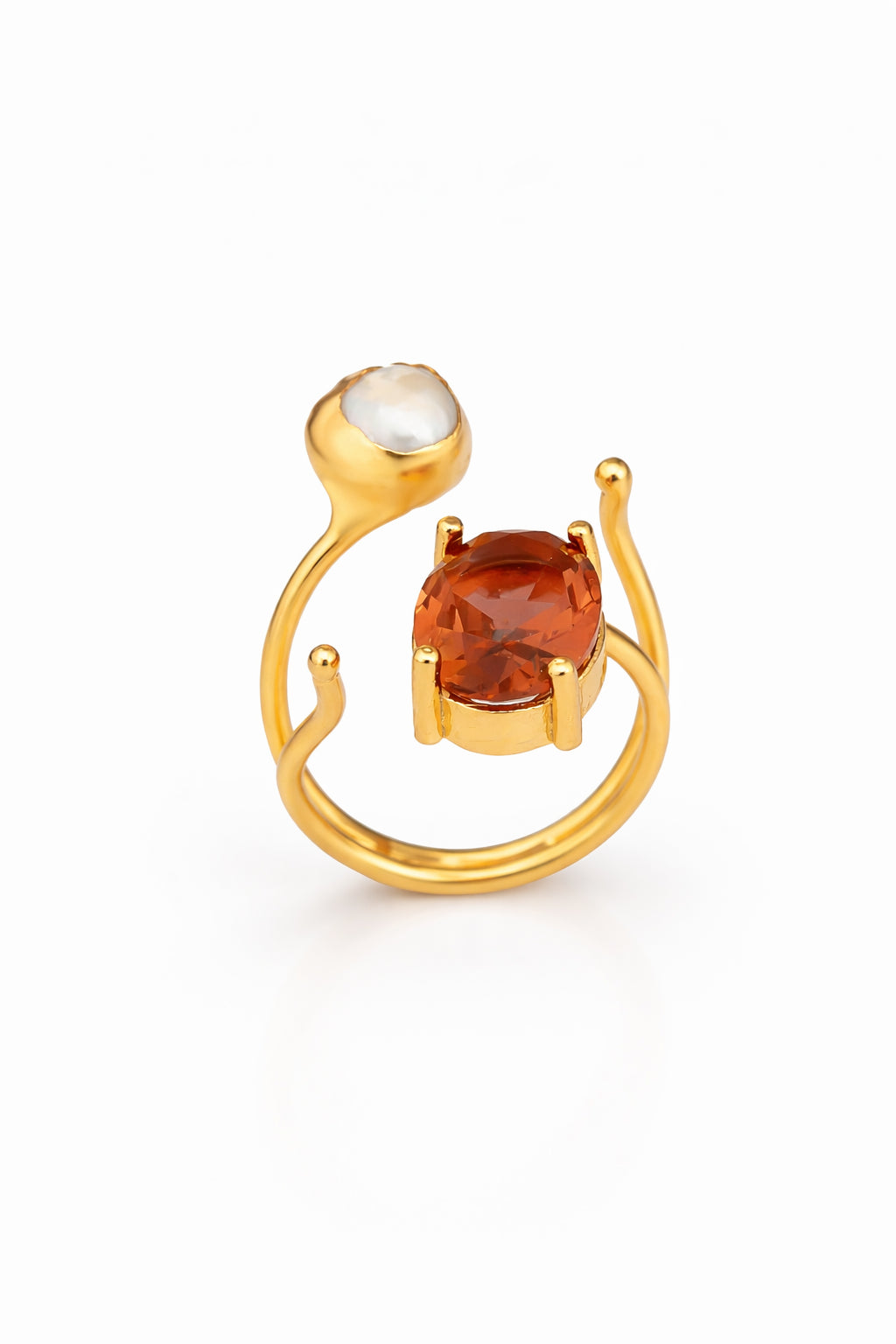Zultanite & Pearl Ring