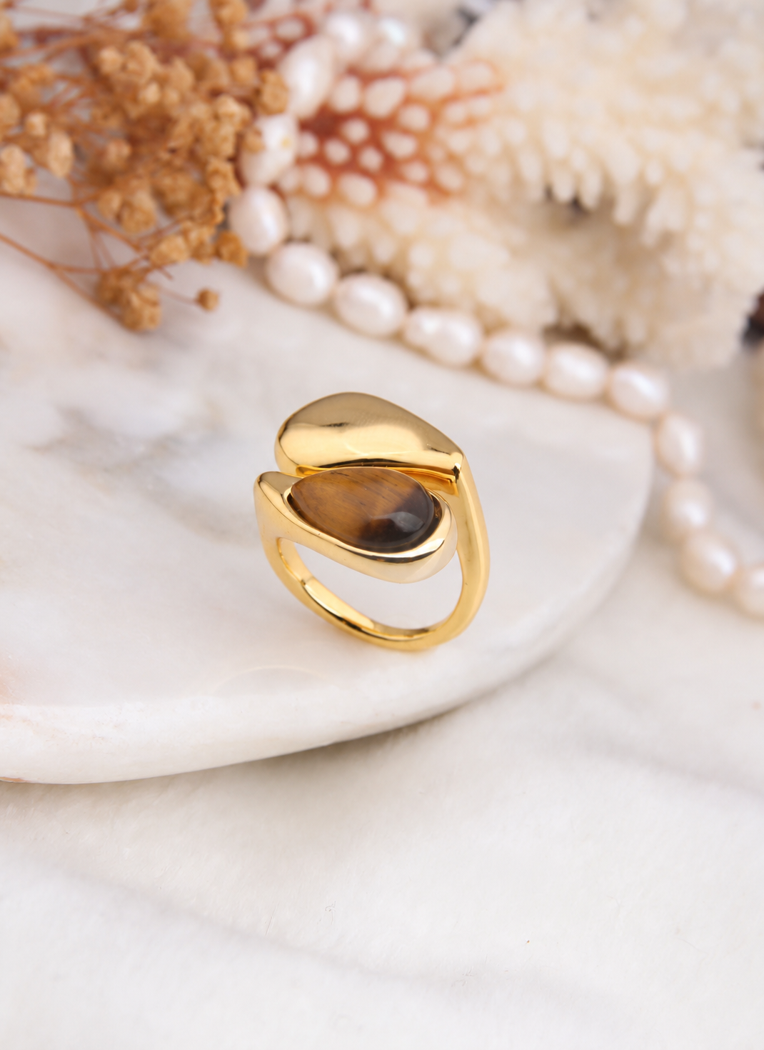 Tiger Eyes Ring