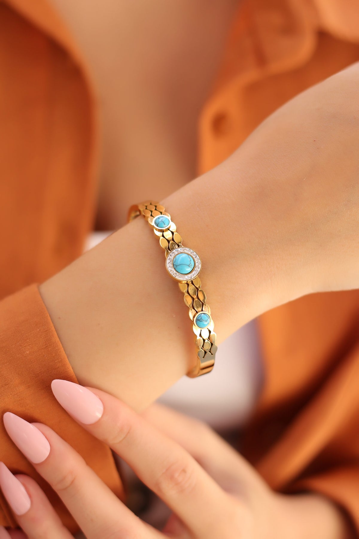 Turquosie & Zircon Bracelet