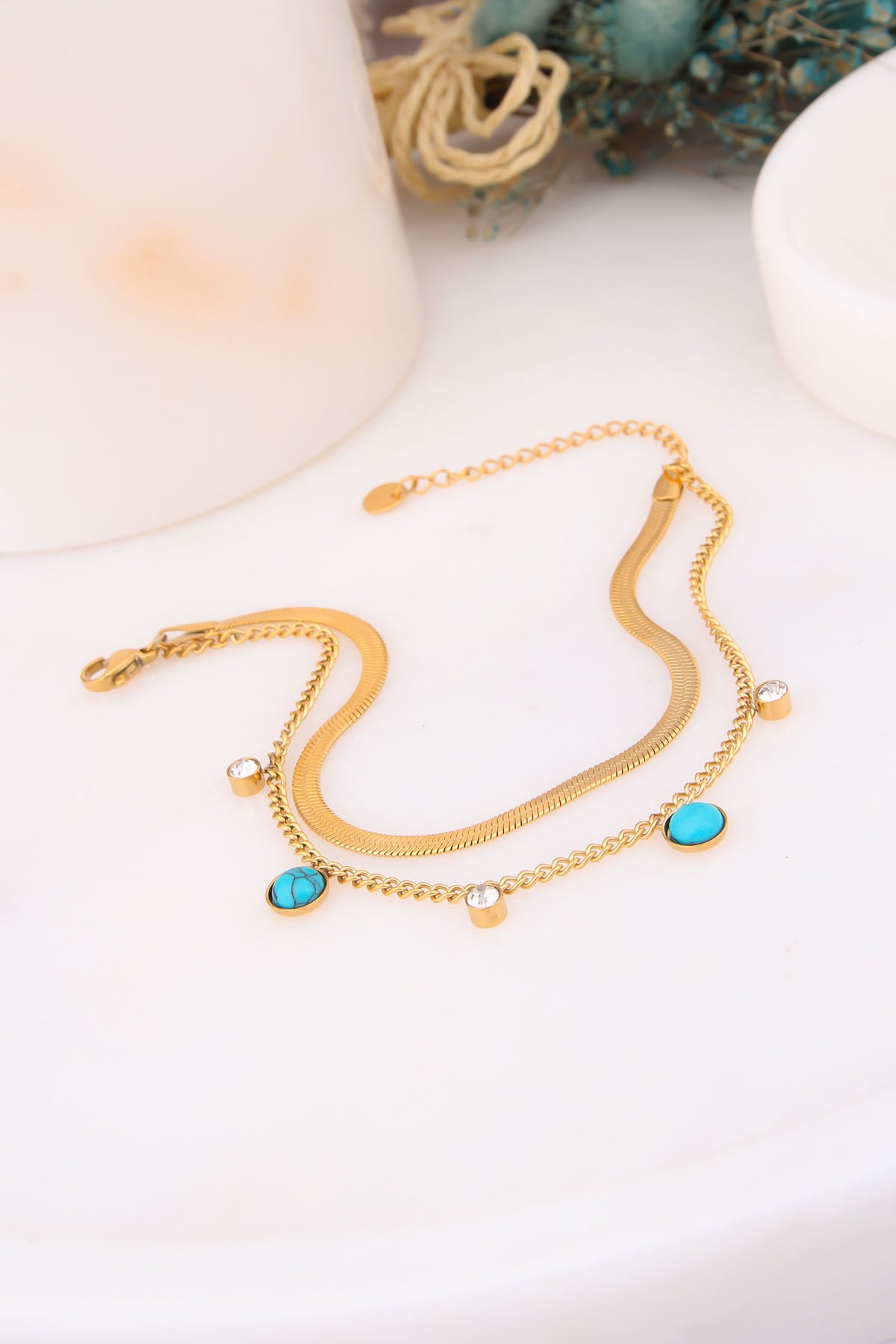 Zircon & Turquosie Bracelet