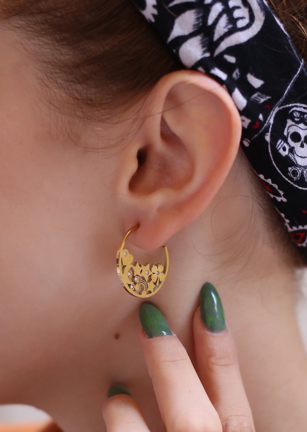 Zircon Earring