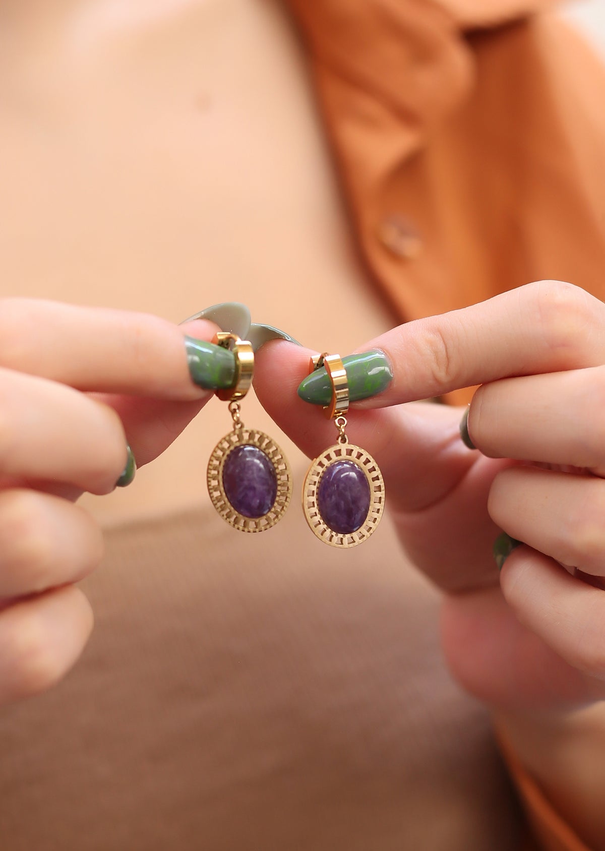 Amethyst Earring