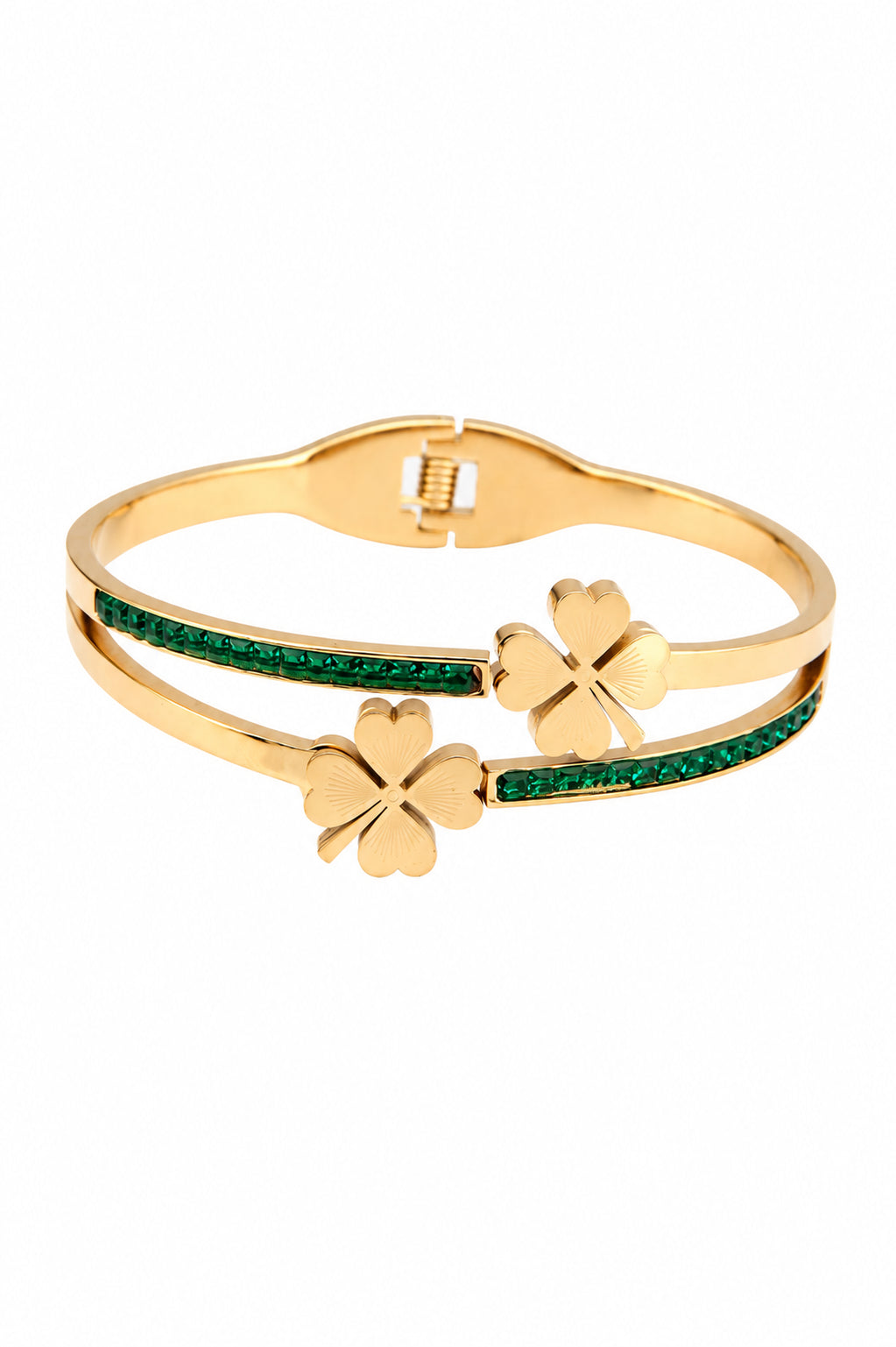 Stainless Steel Green Bracelet