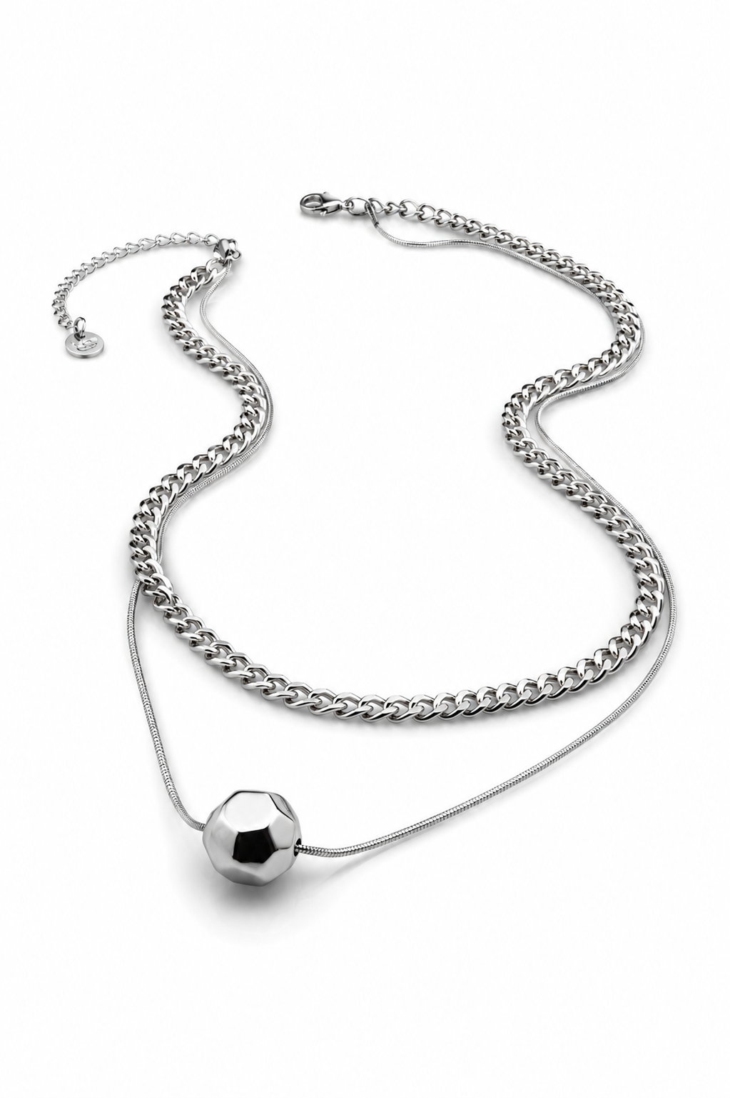 Stainless Steel Silver Necklace