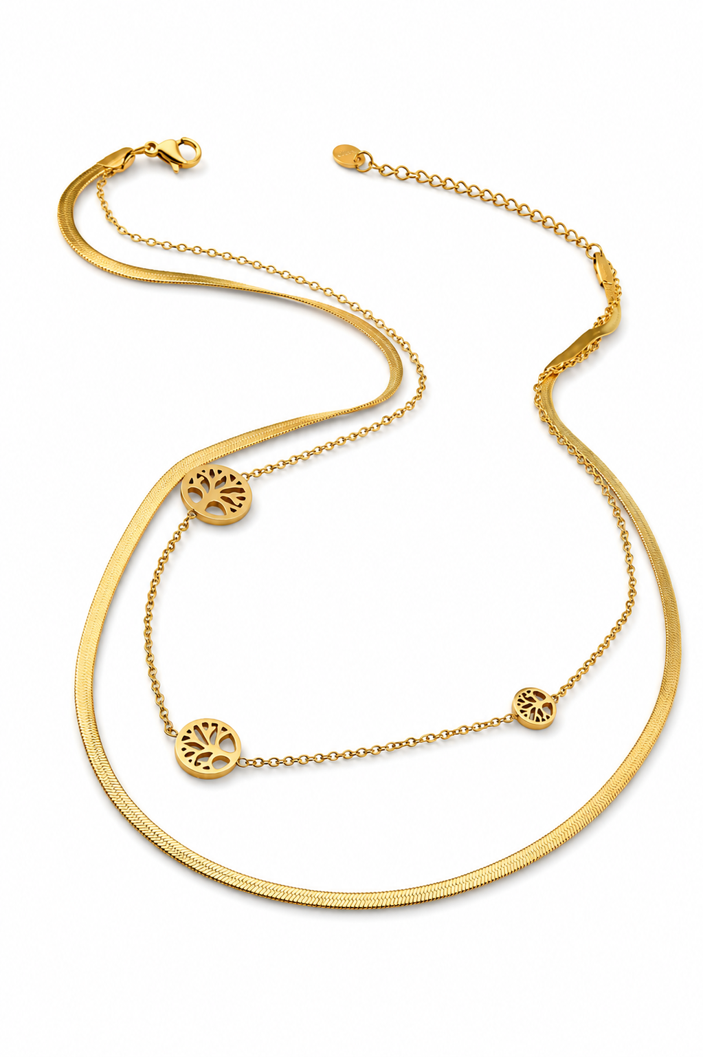 Stainless Steel Gold Necklace