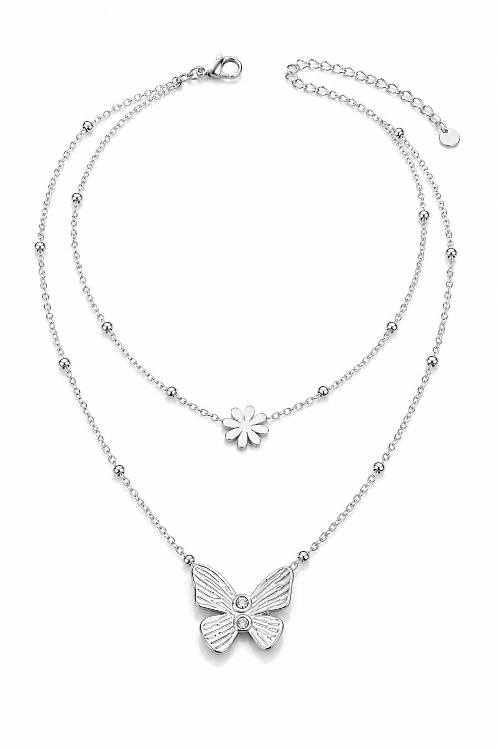 Stainless Steel White Necklace