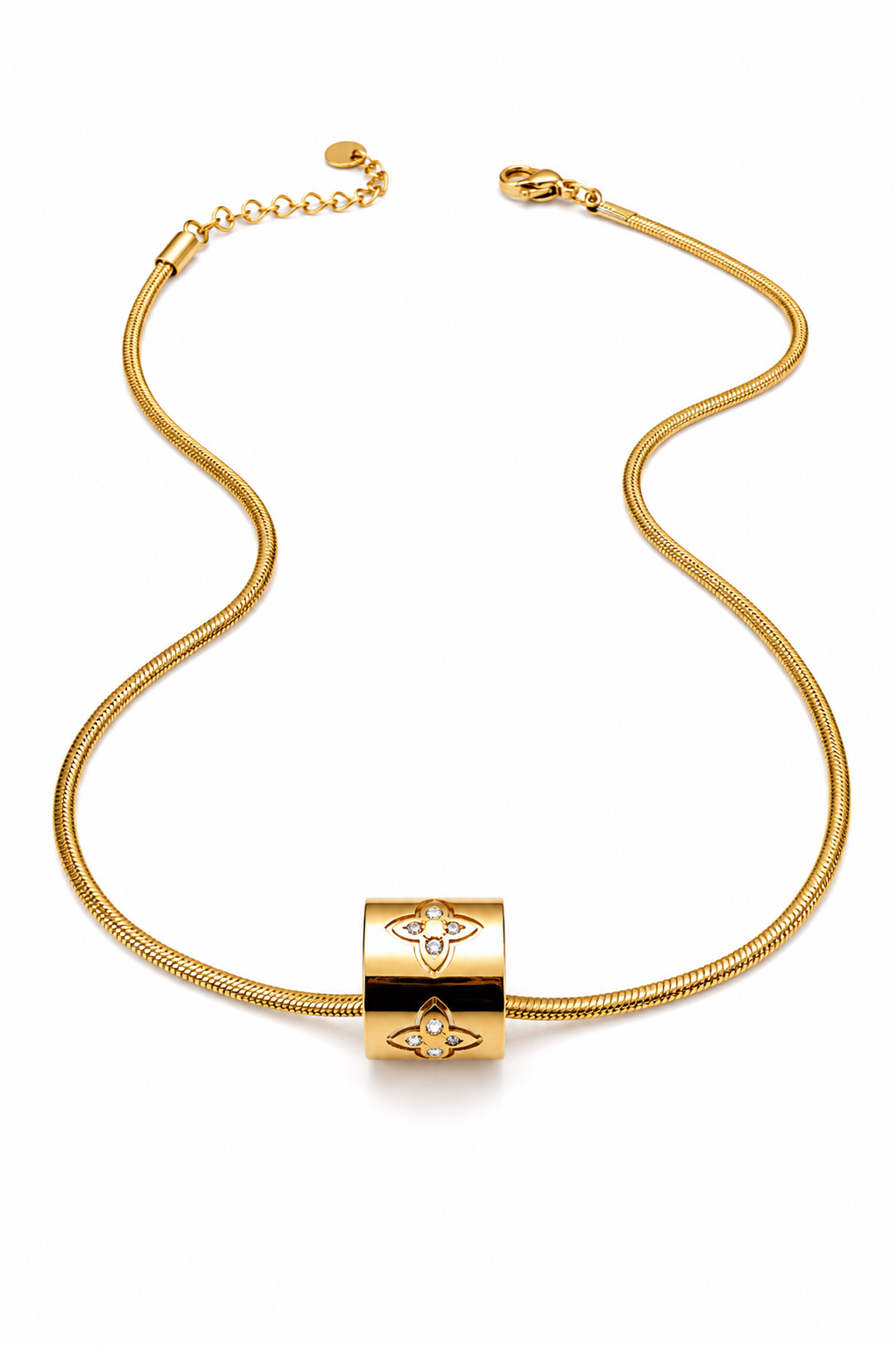Stainless Steel White Necklace