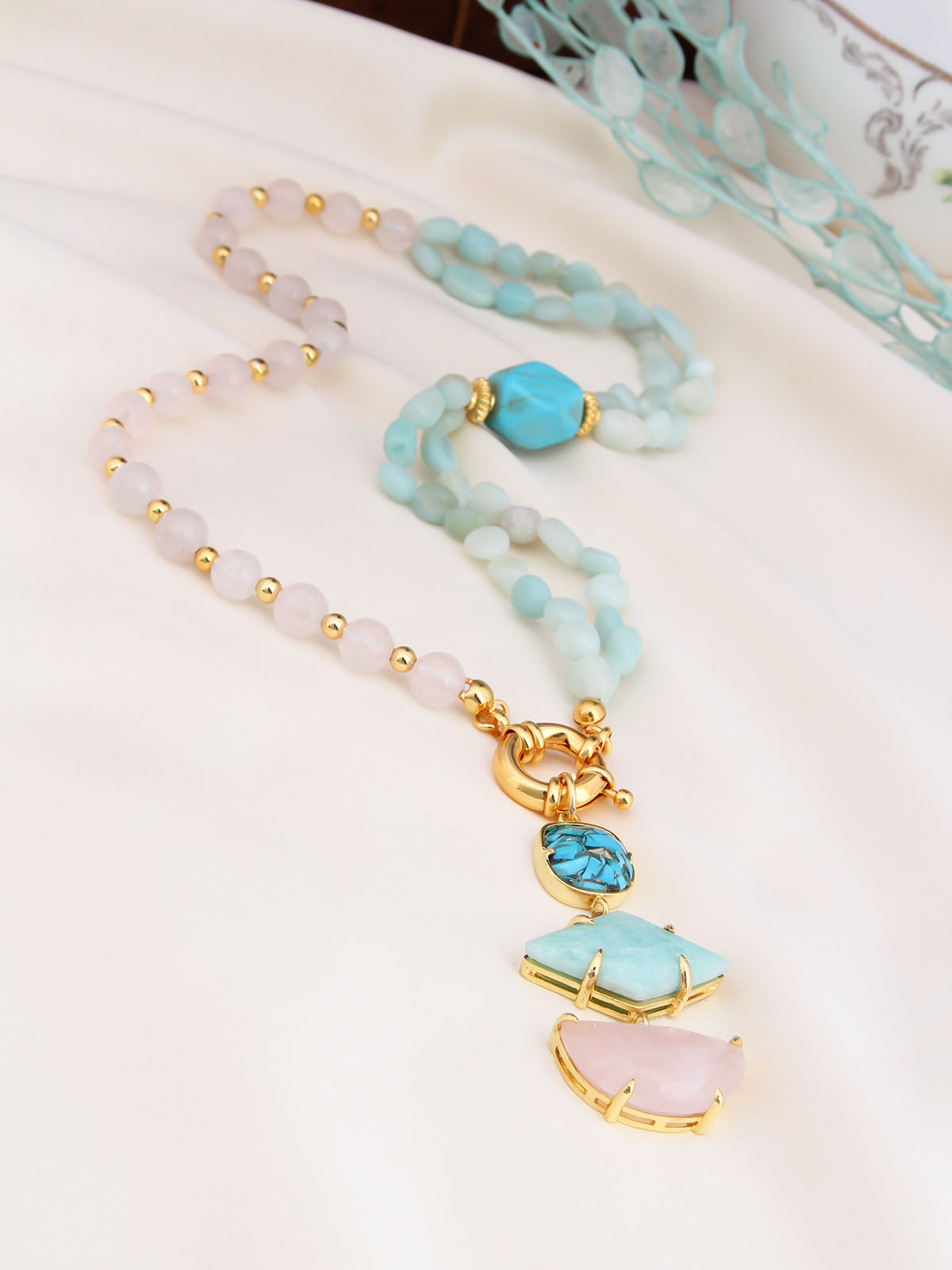 Amazonite Collier