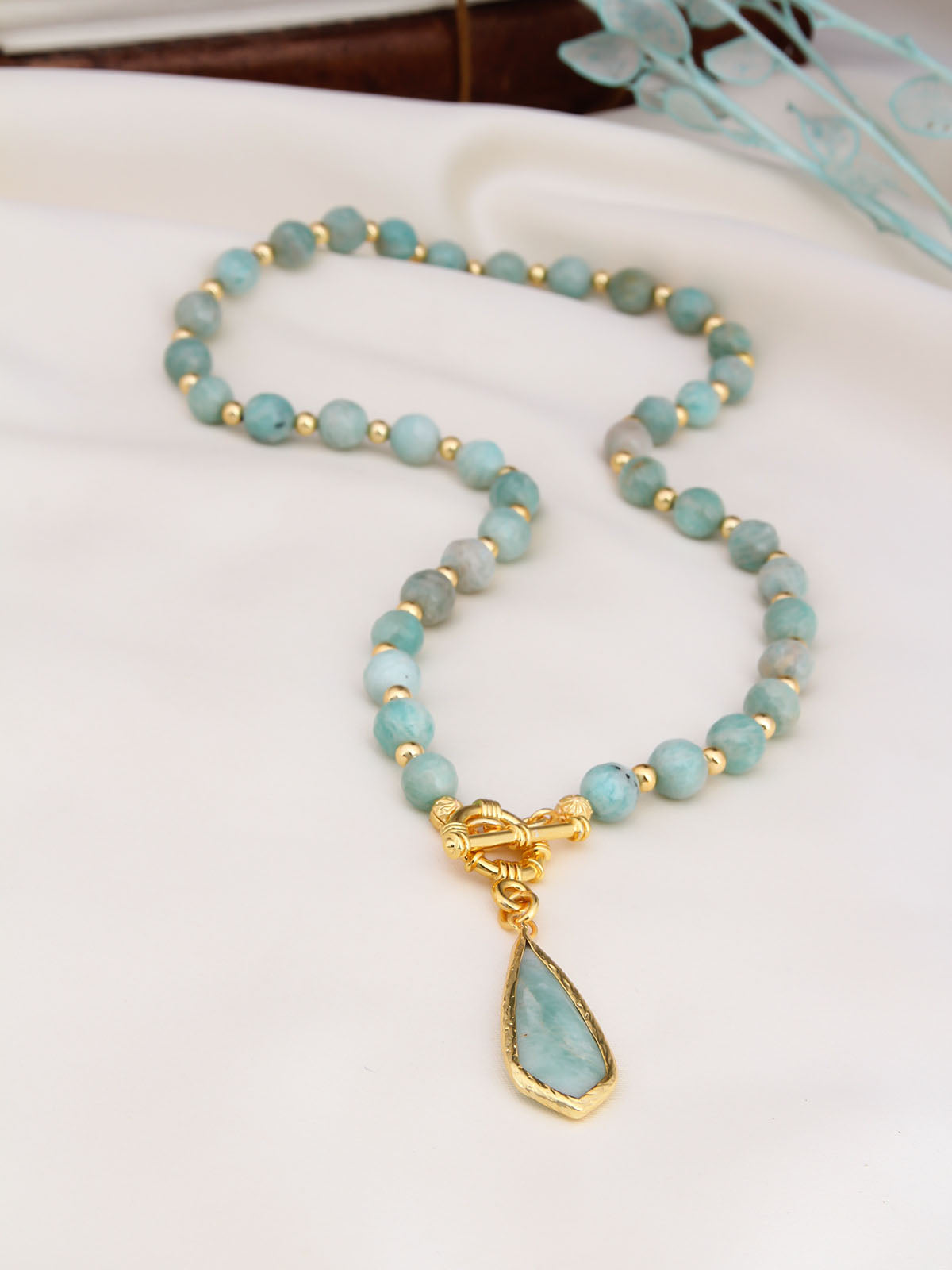 Amazonite Collier