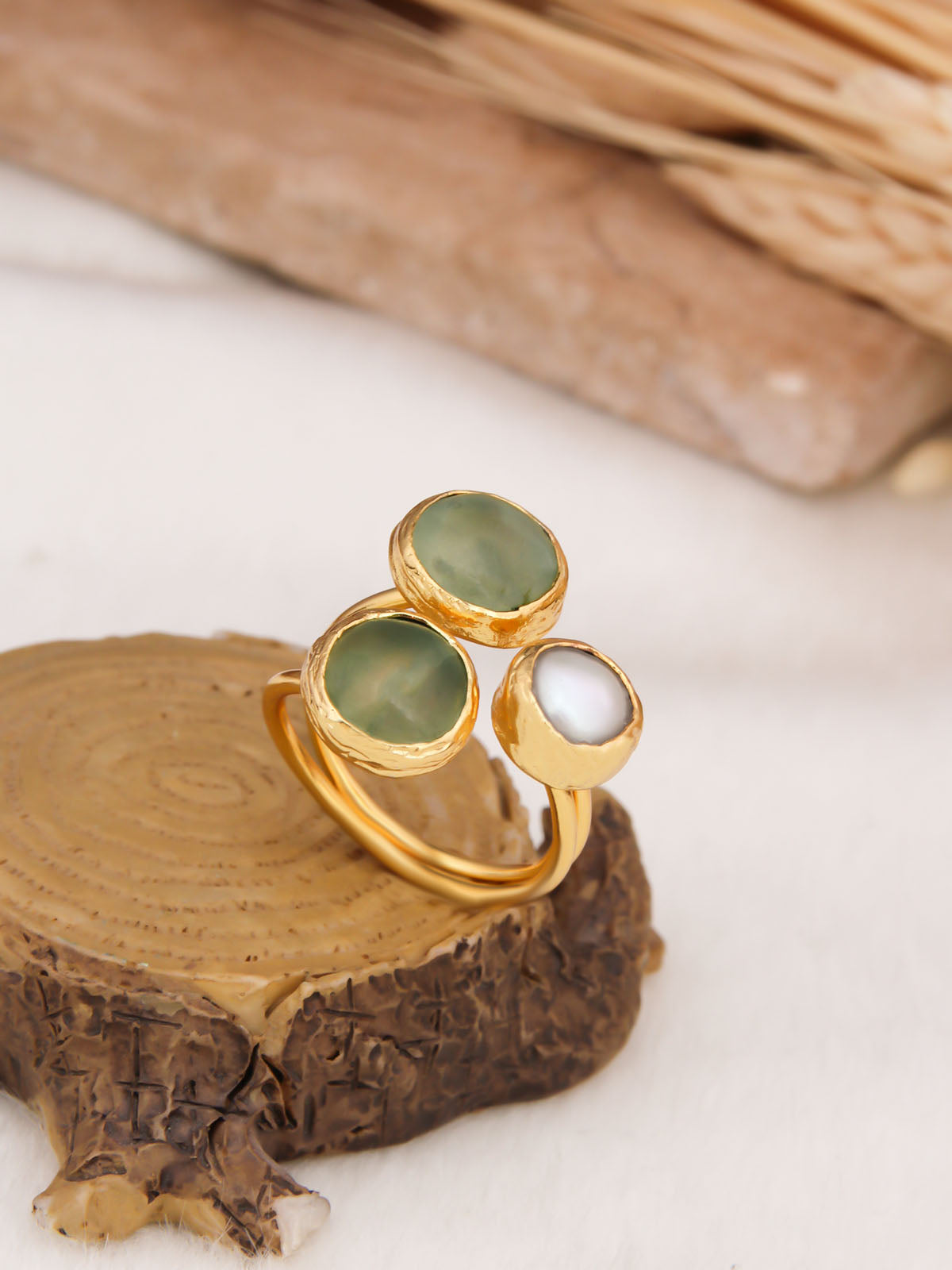 Prinhite & Pearl Bague