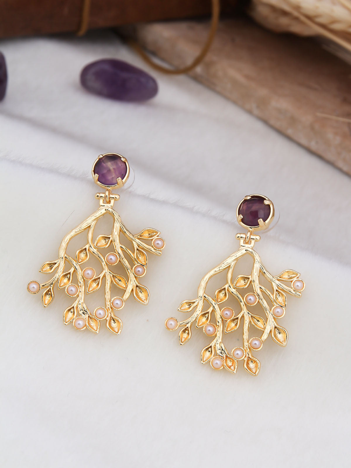 Amethyst Boucle d'oreilles