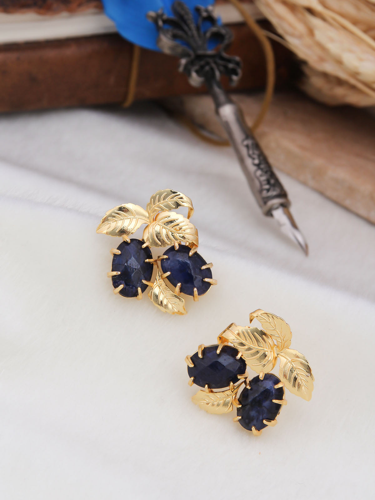 Saphire Boucle d'oreilles