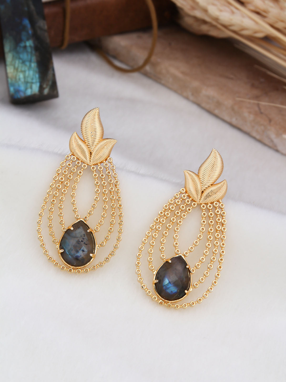 Labradorite Earring
